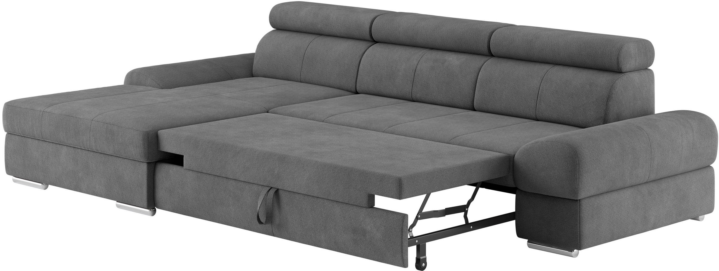 sit&more Ecksofa »Broadway L-Form«, inklusive Kopfteilverstellung, wahlweise mit Bettfunktion