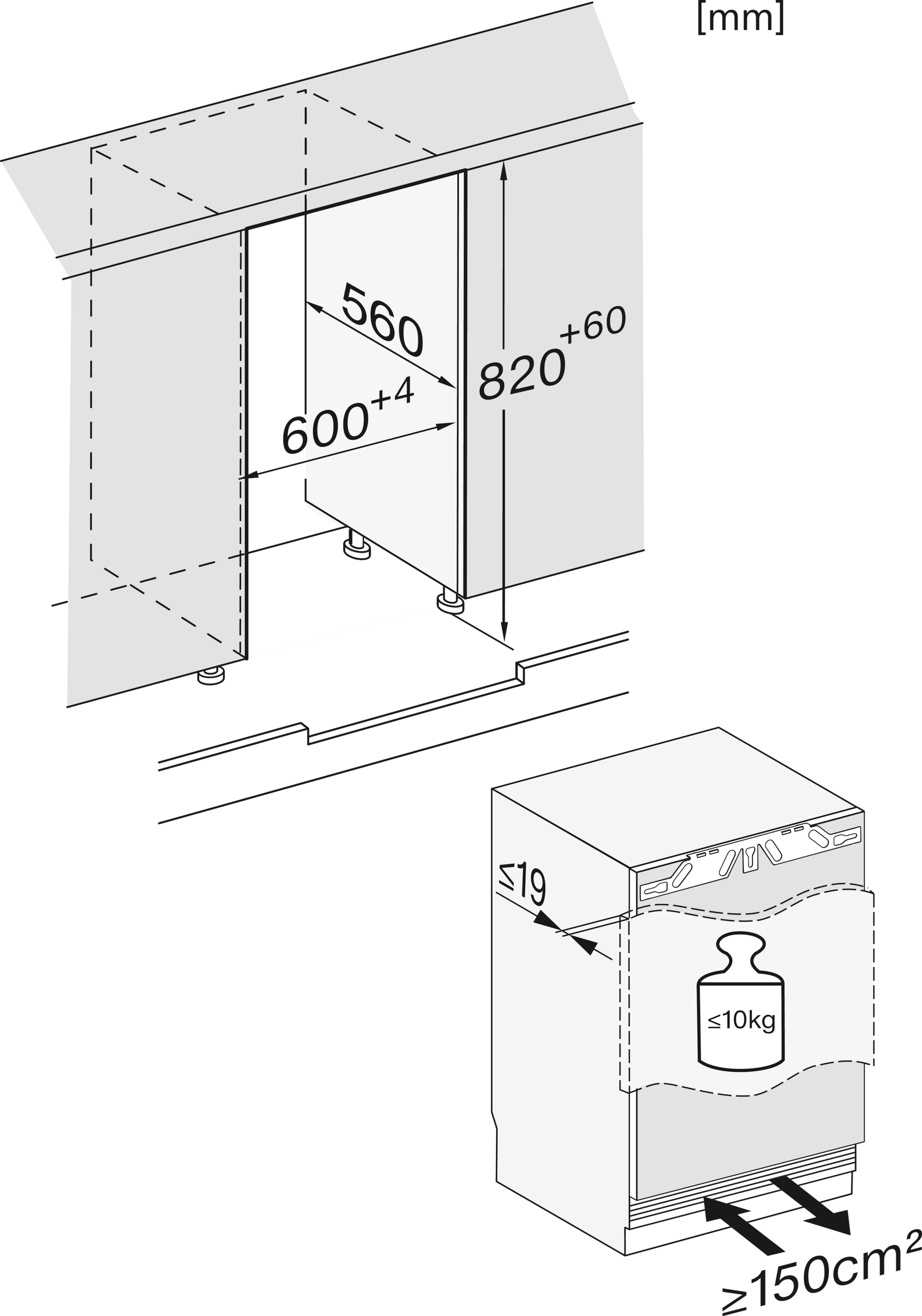 Miele Einbaukühlschrank »KU 7015 D«