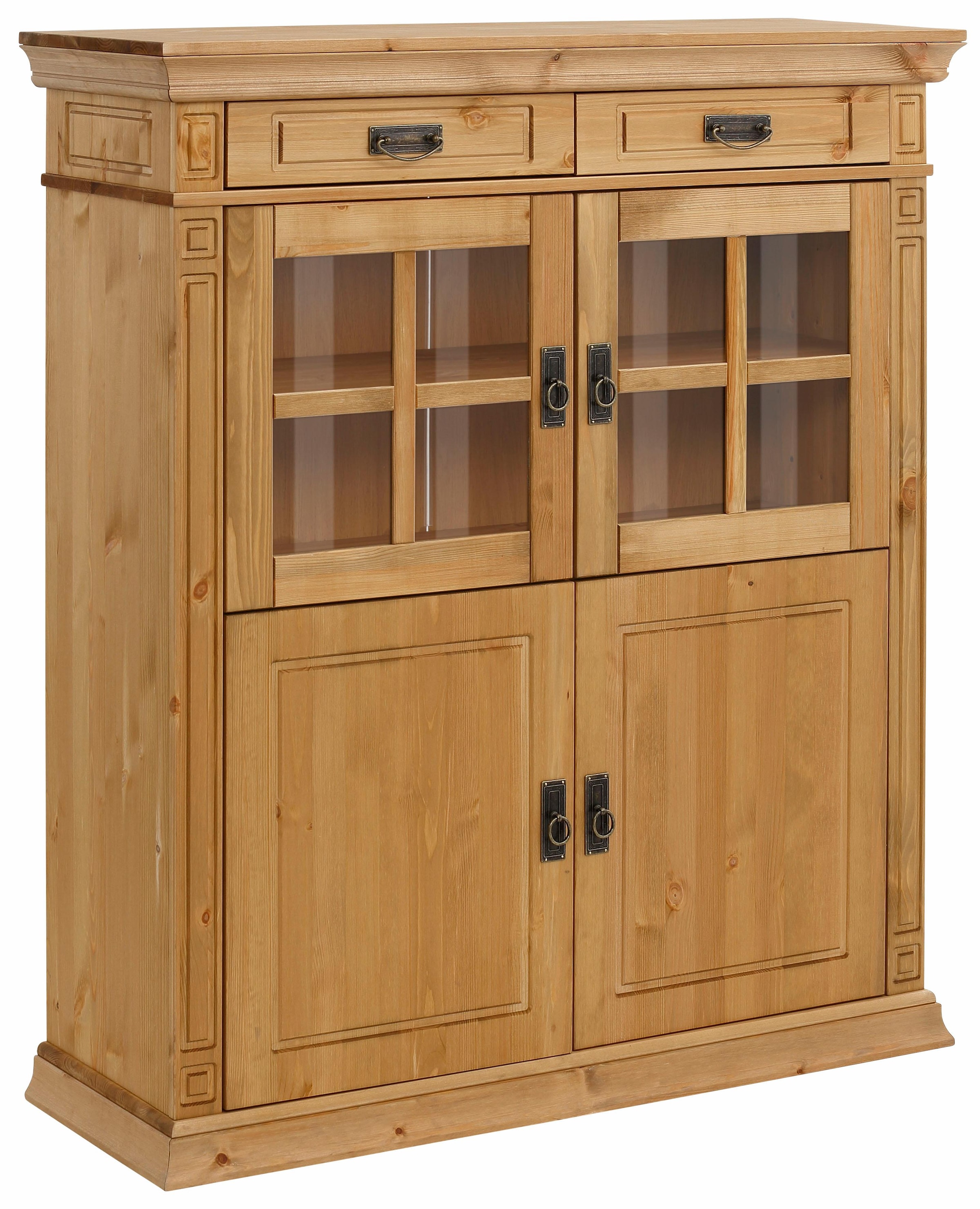 Home affaire Highboard »Vinales«, Vitrine, Breite 112 cm