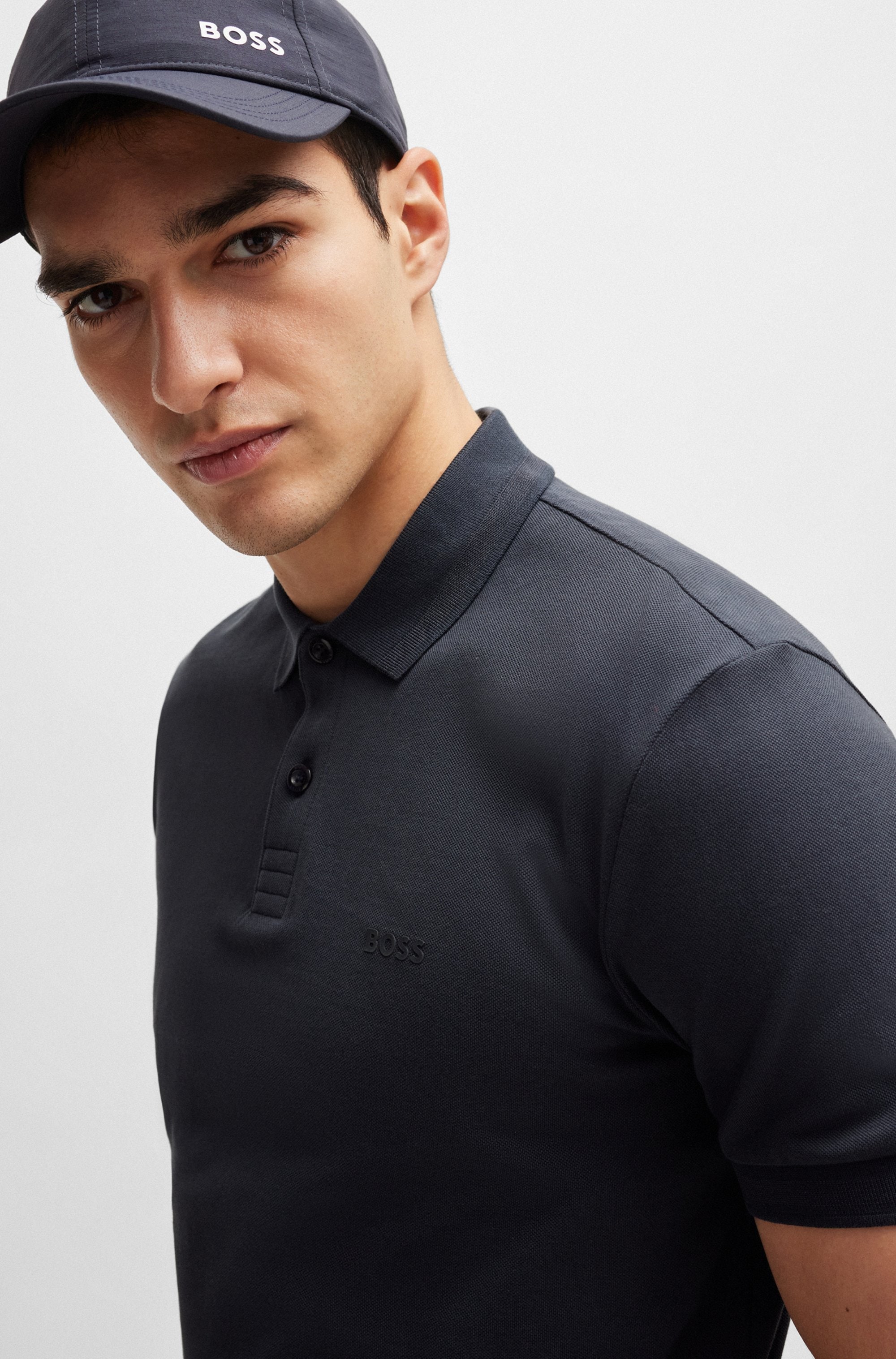 BOSS GREEN Poloshirt »Pio 1«, mit Polokragen