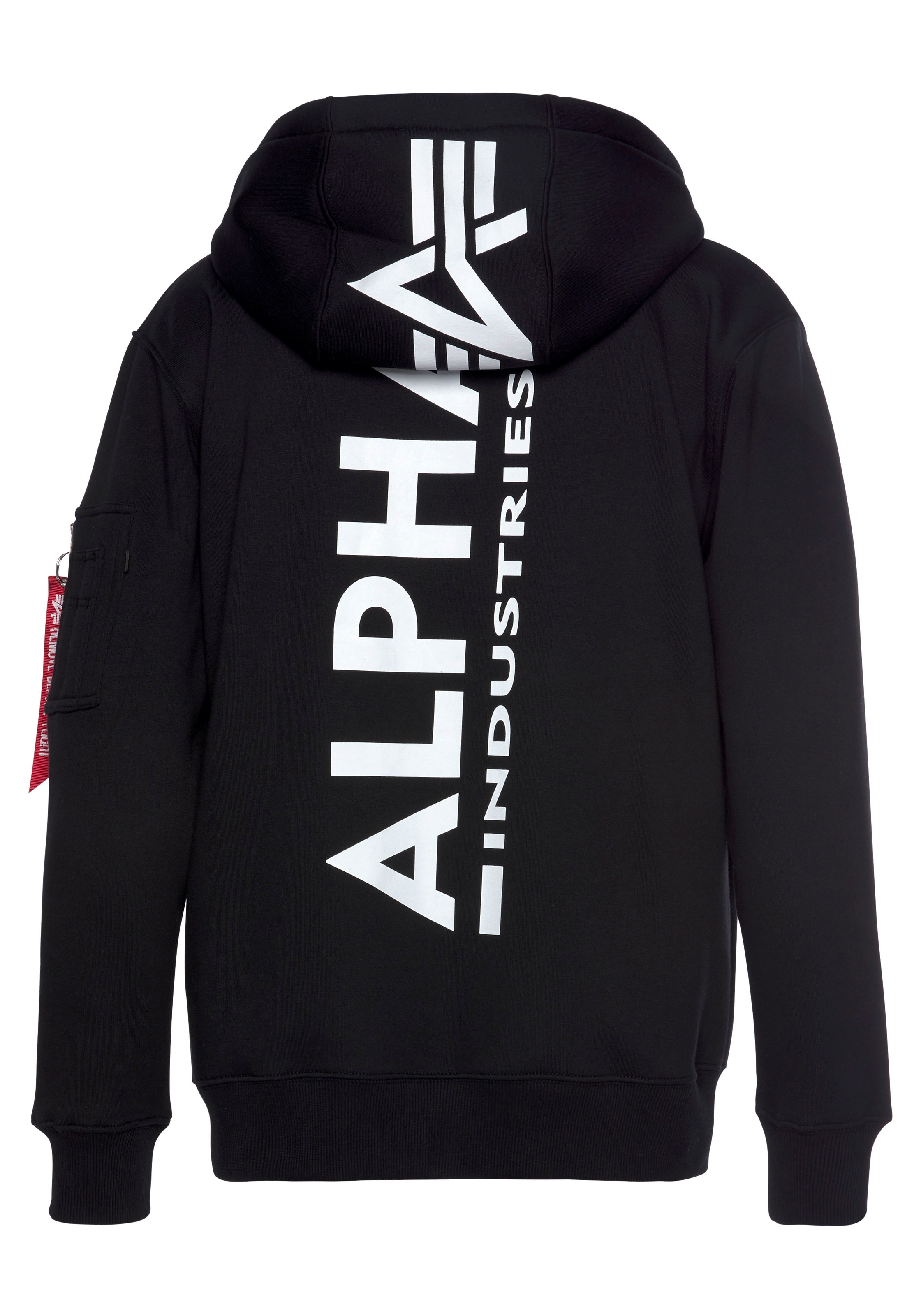 Alpha Industries Kapuzensweatjacke »Back Print Zip Hoody«