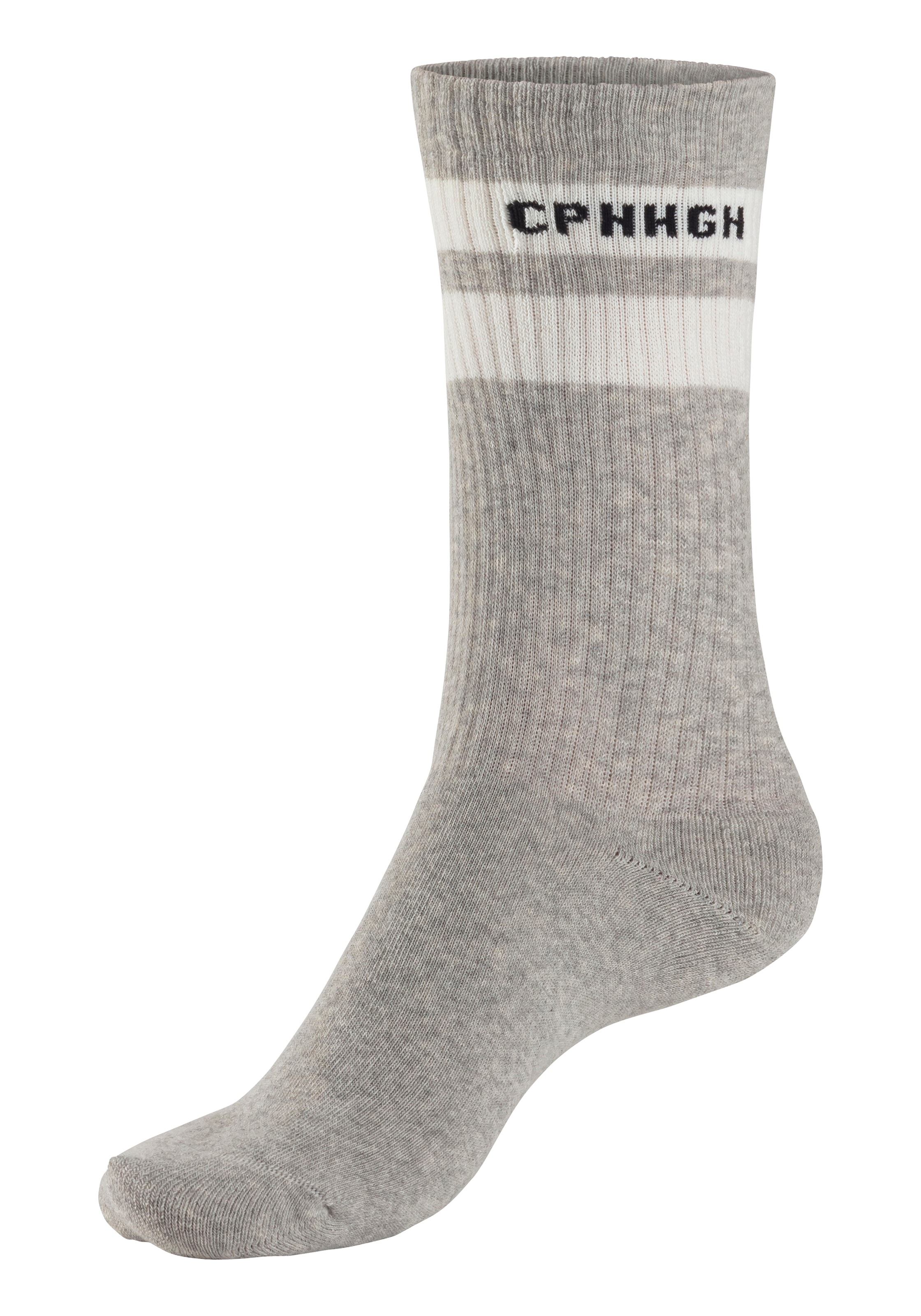 Copenhagen Studios Tennissocken, (Packung, 3 Paar), mit Streifendesign und Vollfrottee