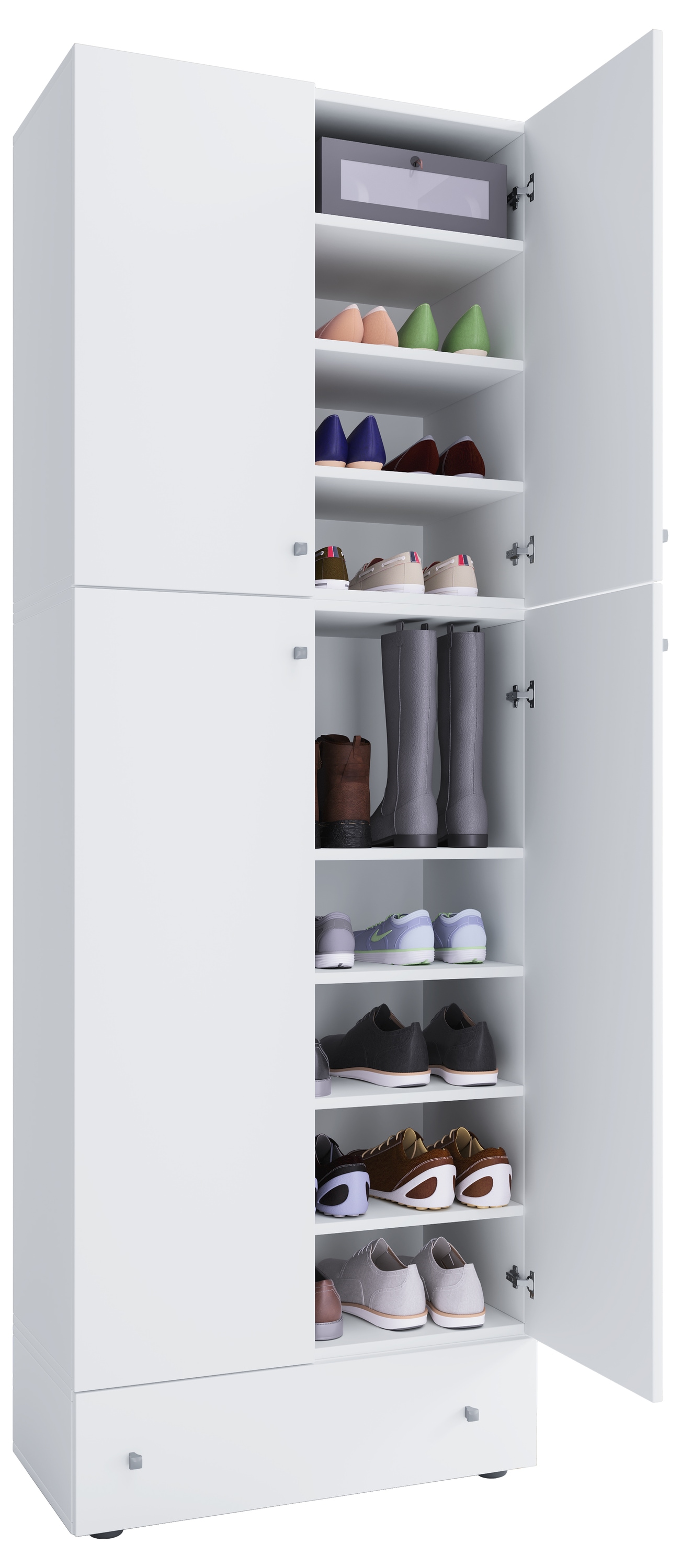 VCM Schuhschrank "XXL Schuhschrank Kleiderschrank Schrank Lona 9f A" 1 Stk. tlg.