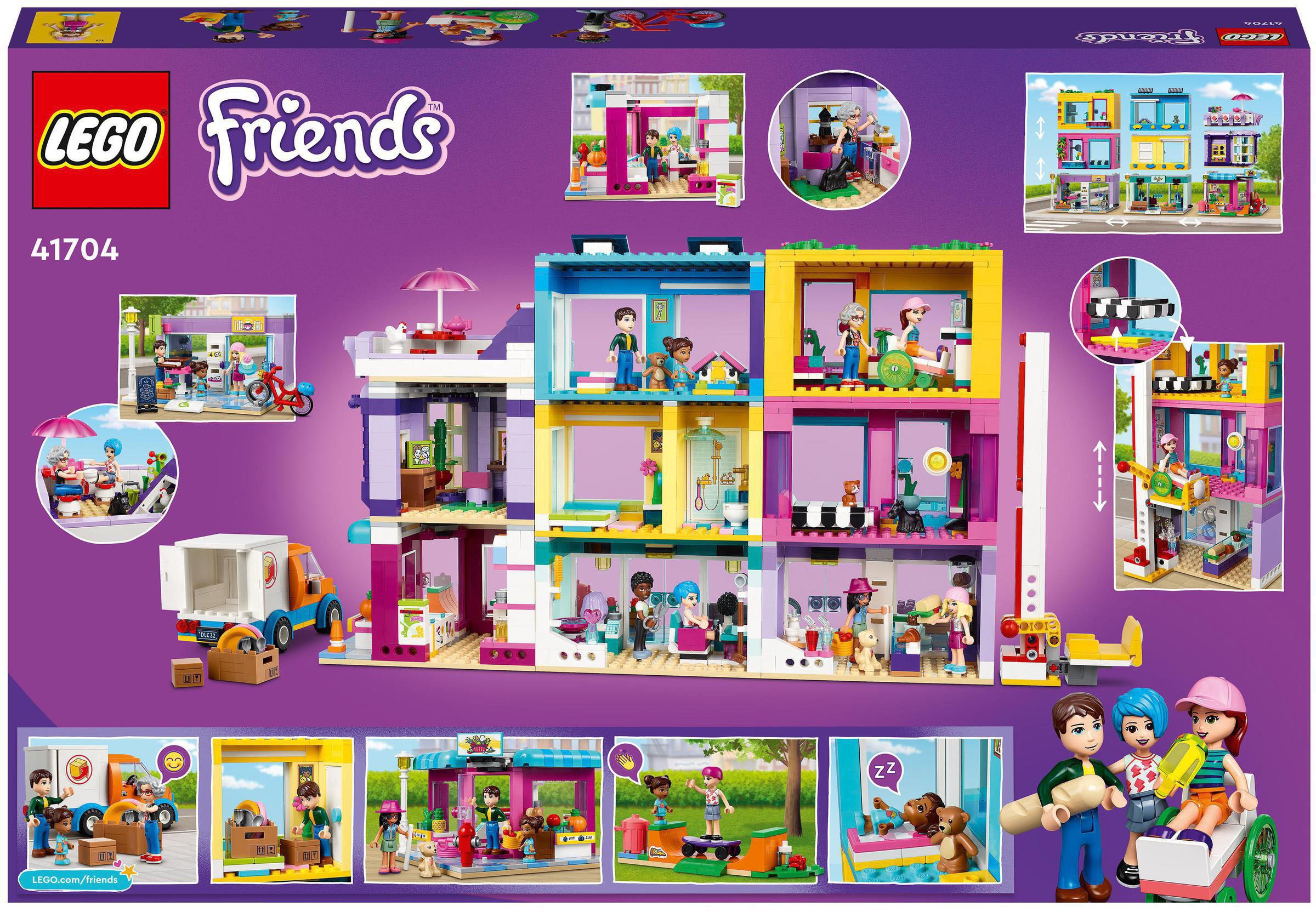 LEGO® Konstruktionsspielsteine »Wohnblock (41704), LEGO® Friends«, (1682 St.)