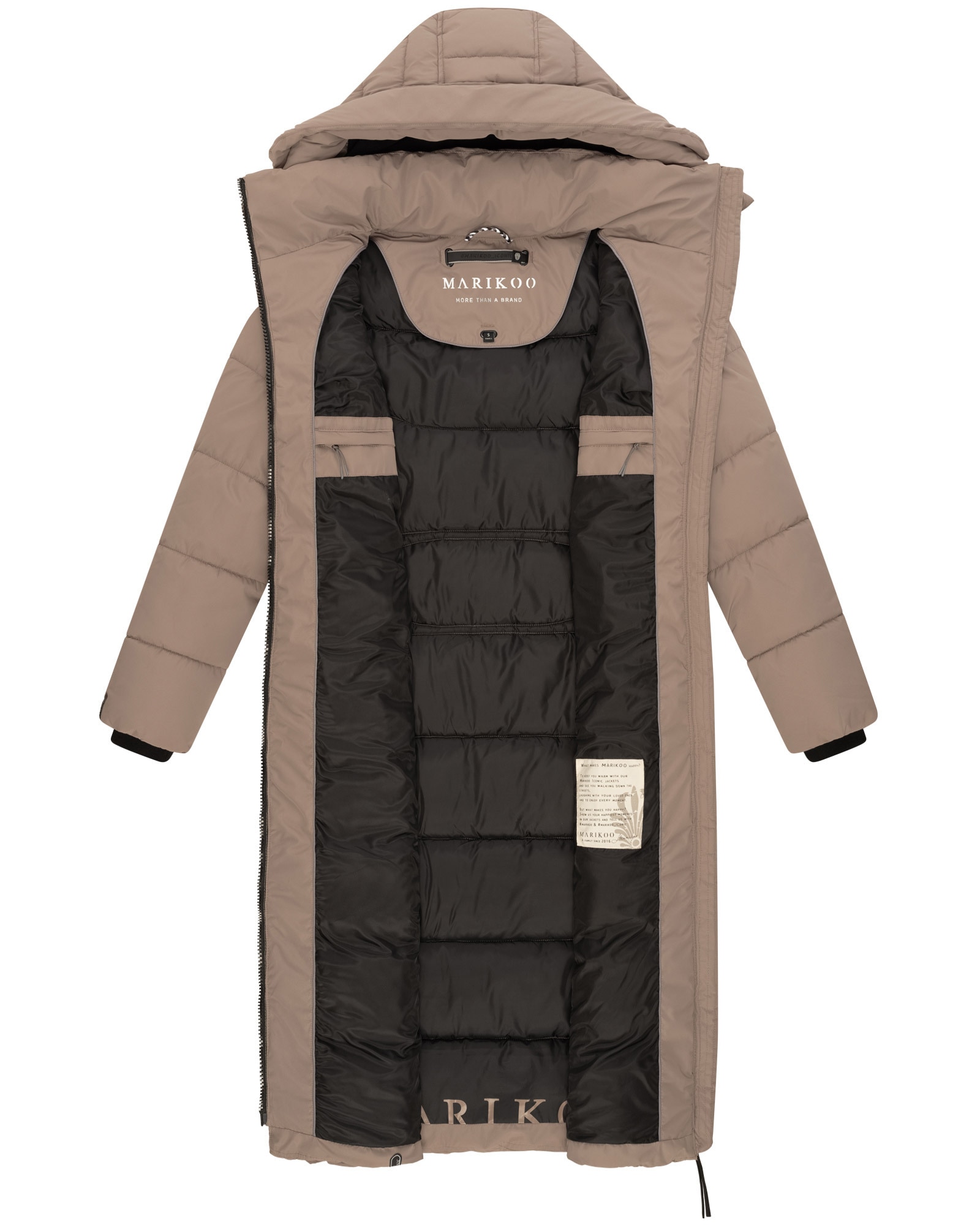 Marikoo Winterjacke »Marikoo Nadeshikoo XVI Damen lange Winter Steppjacke B985«