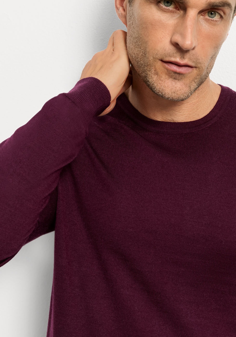 OLYMP Rundhalspullover »OLYMP Strick Casual«