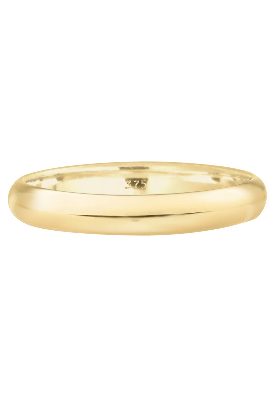 Elli Premium Silberring »Ring Ehering Bandring 375 Gelbgold«
