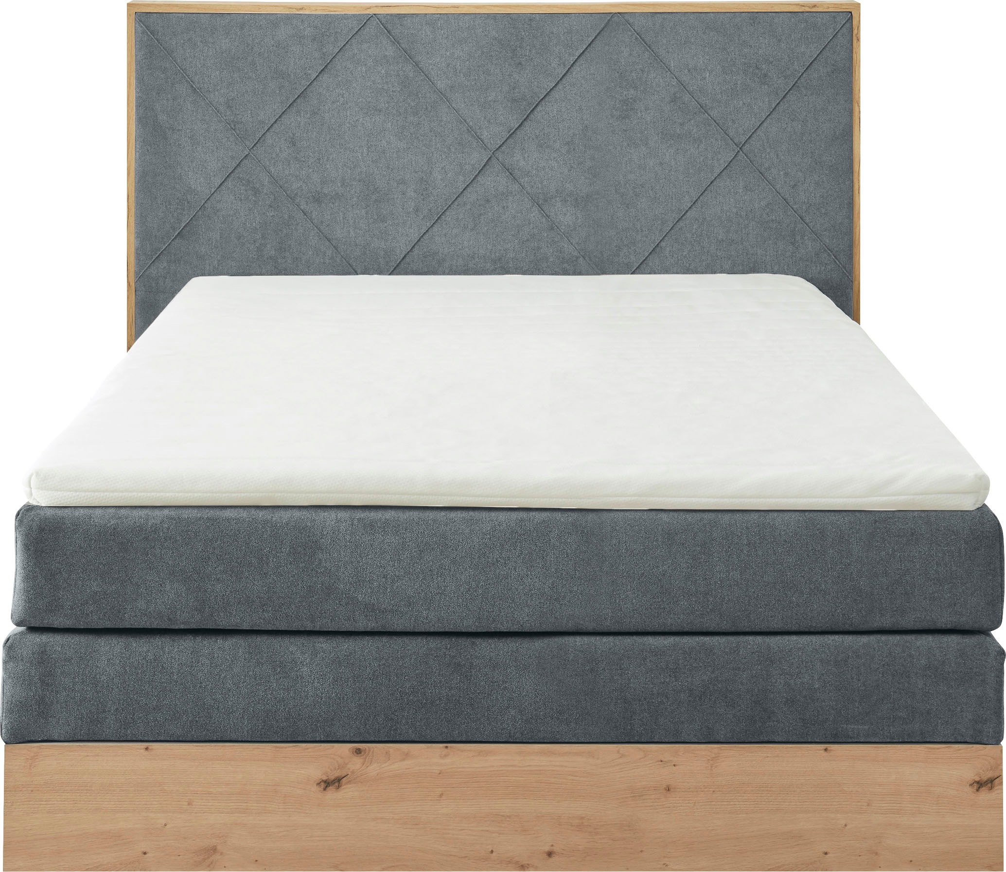 ED EXCITING DESIGN Boxspringbett »Bellevue«, inkl. Bettkasten, wahlweise mit Matratze und Topper