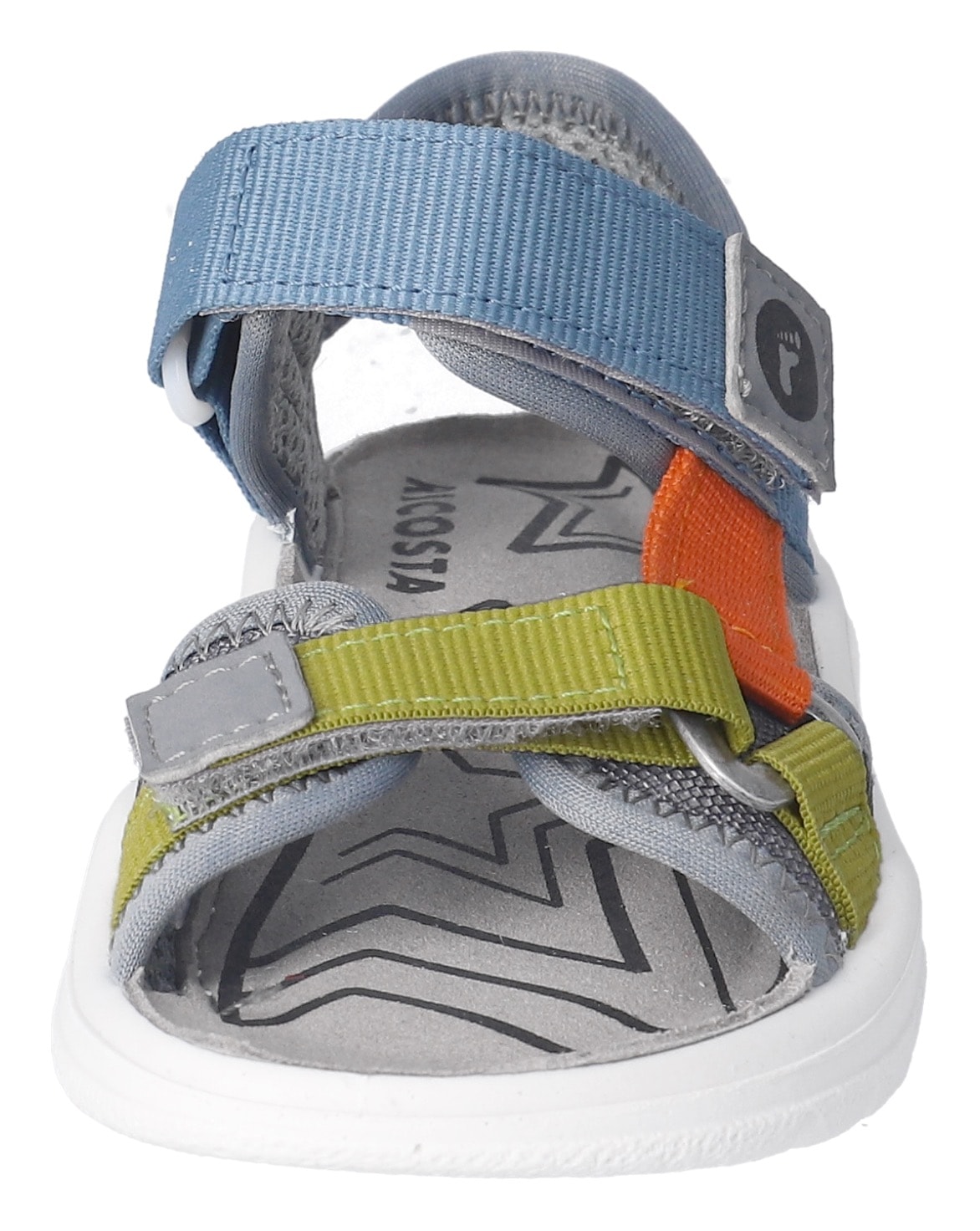 Ricosta Sandale »Fernando WMS: mittel«  , Klettsandale im Retro-Look , Größenschablone zum Download