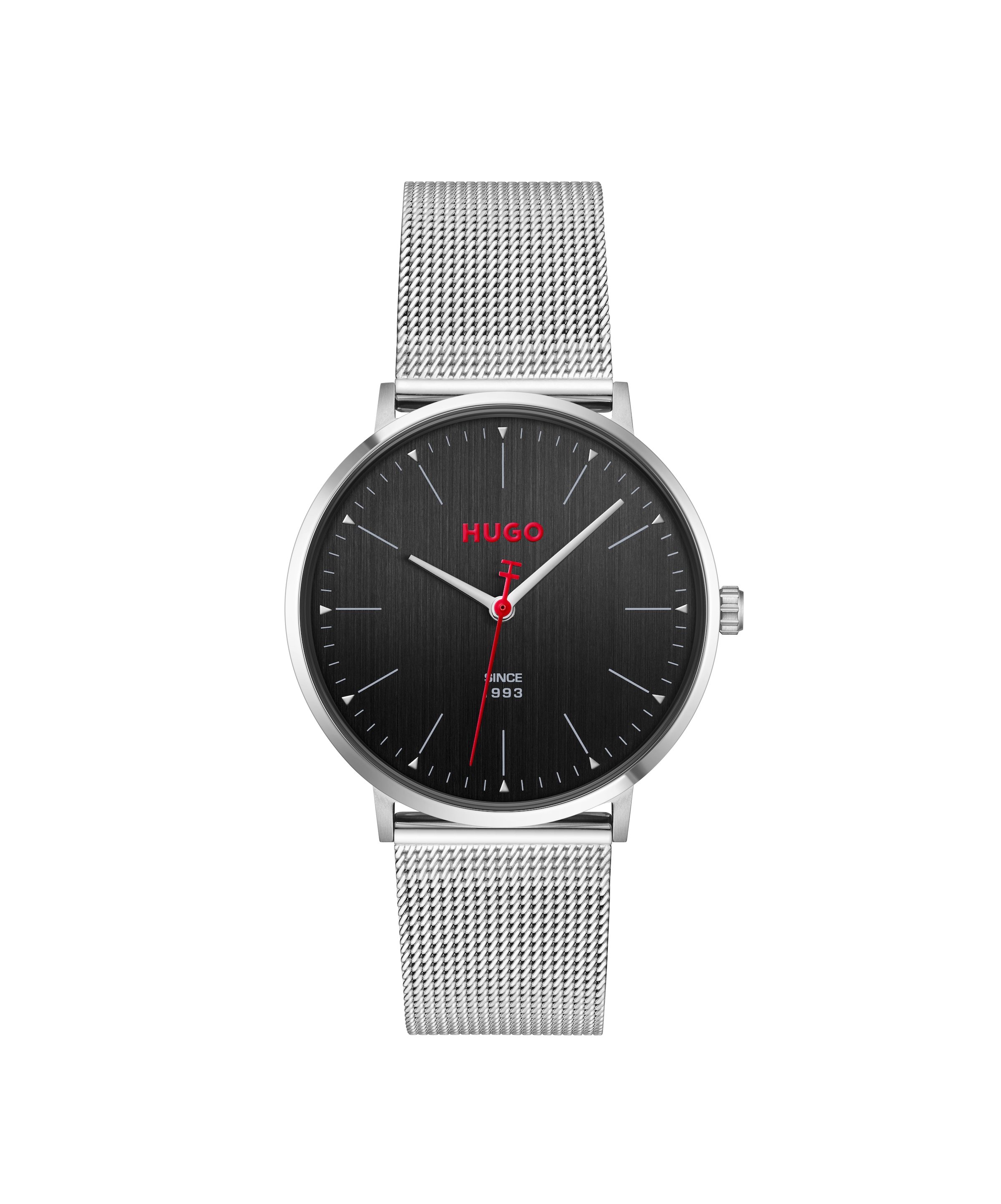 HUGO Quarzuhr »#STYLE« Armbanduhr, Damenuhr, Herrenuhr, Edelstahlarmband, analog