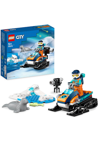 Konstruktionsspielsteine »Arktis-Schneemobil (60376), LEGO® City«, (70 St.)