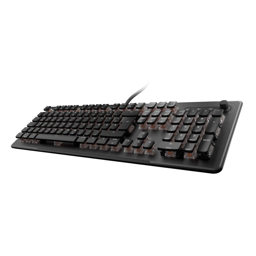 ROCCAT Gaming-Tastatur »Gaming-Tastatur "Vulcan II Max", mechanische, lineare Tasten«, (ausklappbare Füße-Handgelenkauflage)