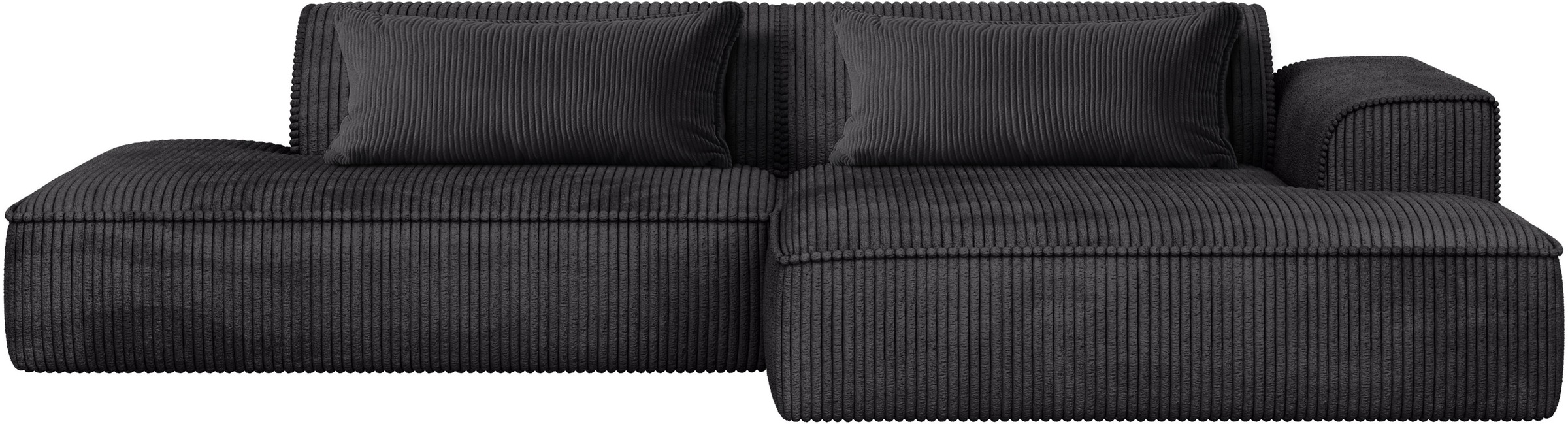 exxpo - sofa fashion Ecksofa »Billund modernes Designsofa, bequem und elegant, Breite 294cm, L-Form« modern, L-form, Wellenfedern, inklusive 2x Nierenkissen