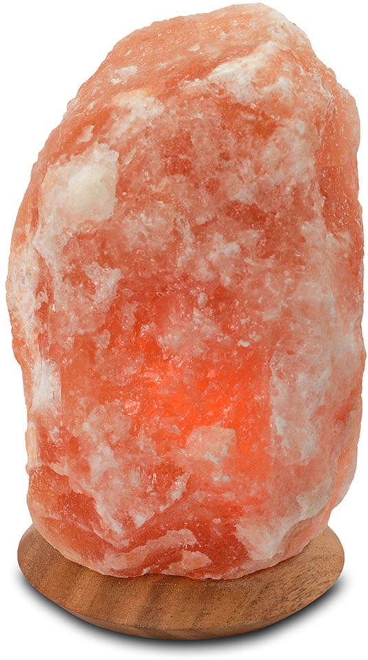 HIMALAYA SALT DREAMS Salzkristall-Tischlampe »Rock«, Handgefertigt - jeder Stein ein Unikat, H: ca.23 cm, ca.4-6 kg