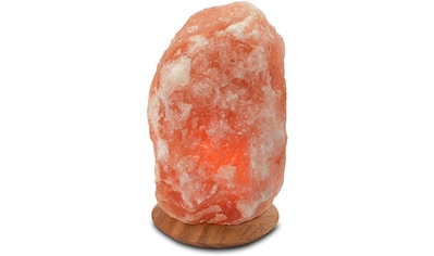 Salzkristall-Tischlampe »Rock«