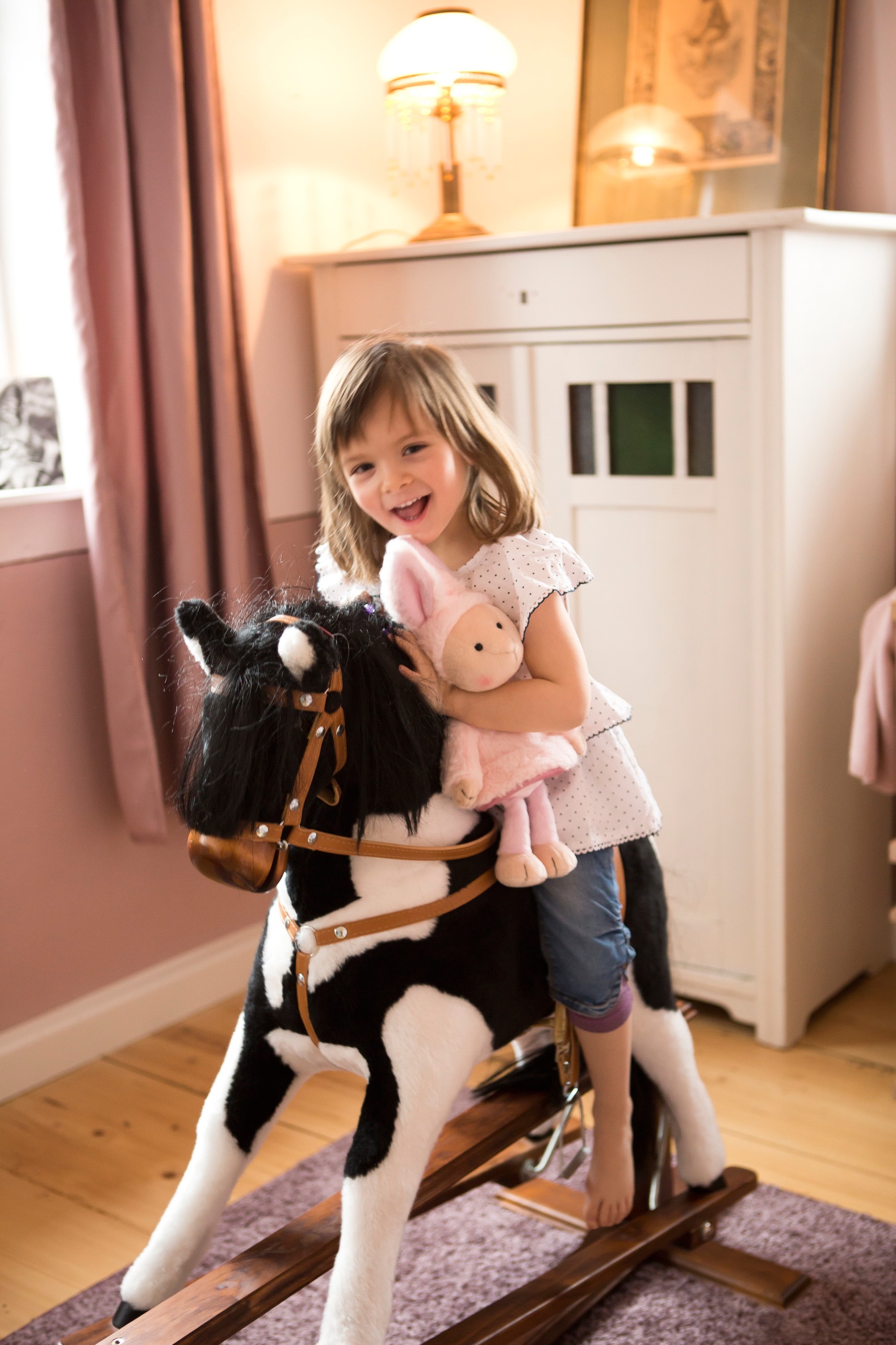 Nici Kuscheltier »Dein Schutzengel, Hase La La Bunnie, 30cm«, mit goldenem Herz & Flügeln in Geschenkbox