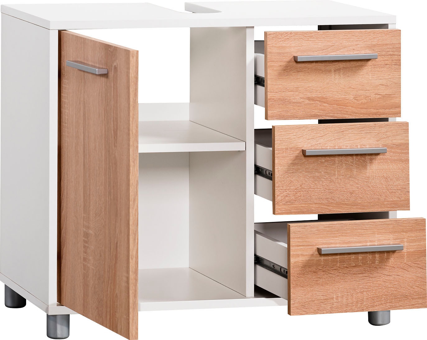 Procontour Waschbeckenunterschrank »Betty«, Breite 64 cm, mit Einlegeboden