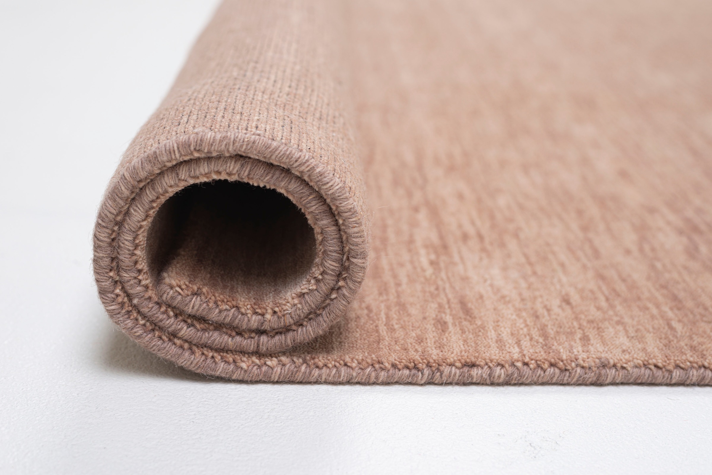 Sansibar Wollteppich »List«, rechteckig, 13 mm Höhe, Kurzflor, Handweb Teppich, meliert, reine Wolle, handgewebt