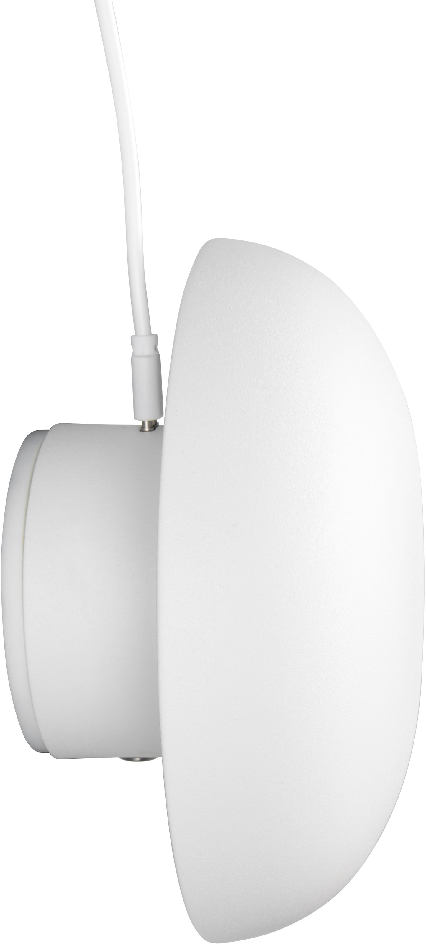 REALITY Leuchten LED Wandleuchte »DAVEY, runde Akku Wandlampe mit Touchdimmer, USB-Anschluss Ø 15,5 cm« LED-Board 1 Stk. Warmweiß Indoor Akku Wandlampe, einfache Wandbefestigung, Tiefe 8,5 cm