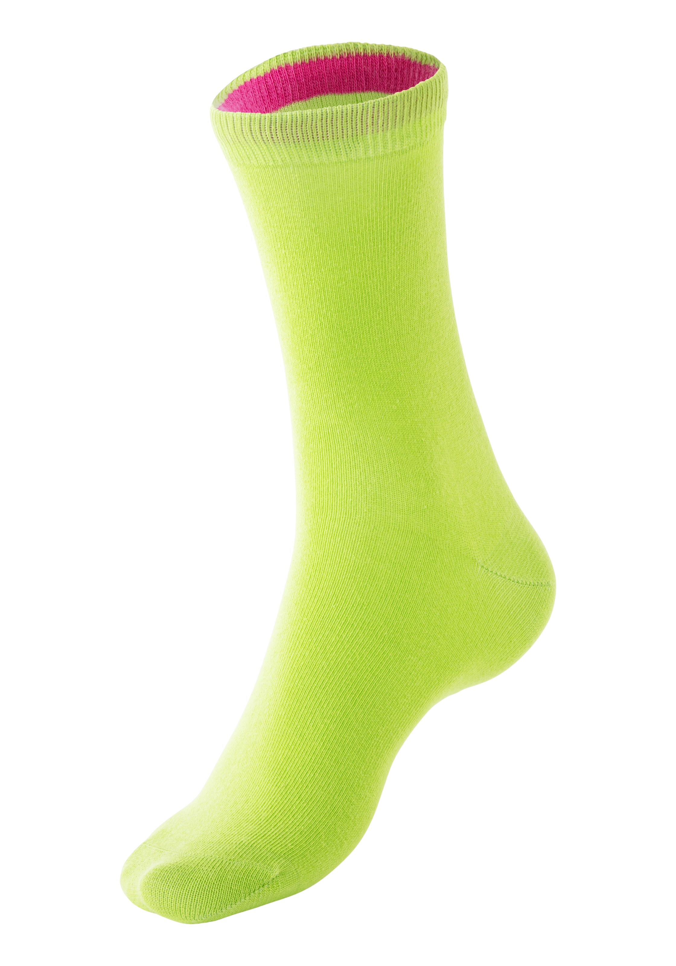 Bench. Socken, (Dose, 4 Paar), mit farbigen Innenbündchen, sortiert in edler Geschenkdose