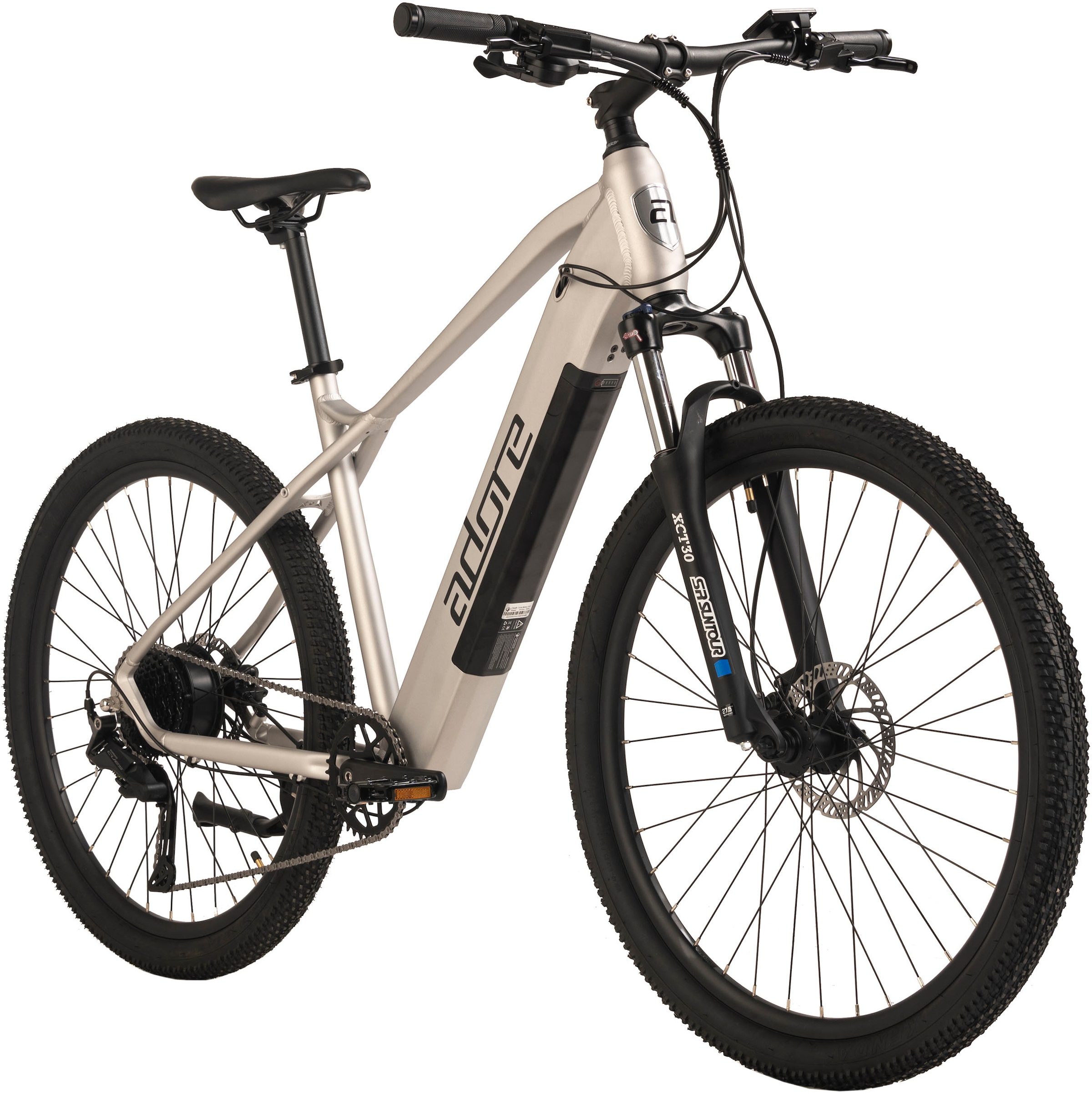 Adore E-Bike »GV-650«, 9 Gang, Shimano, Cues, Heckmotor 250 W, Pedelec, Elektrofahrrad für Damen u. Herren, MTB, Mountainbike