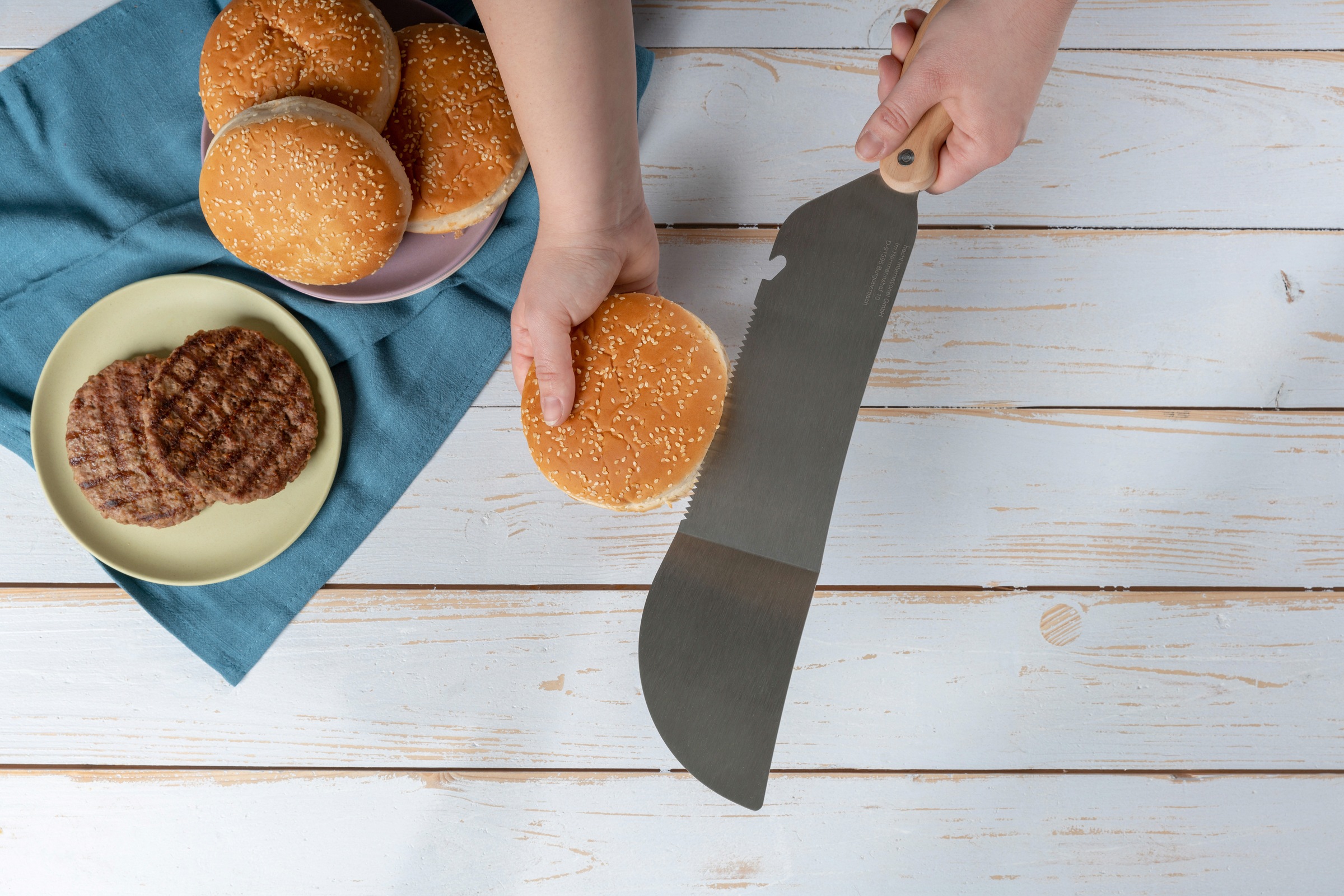 hecht international Grillwender »Grillmachete PAILA«