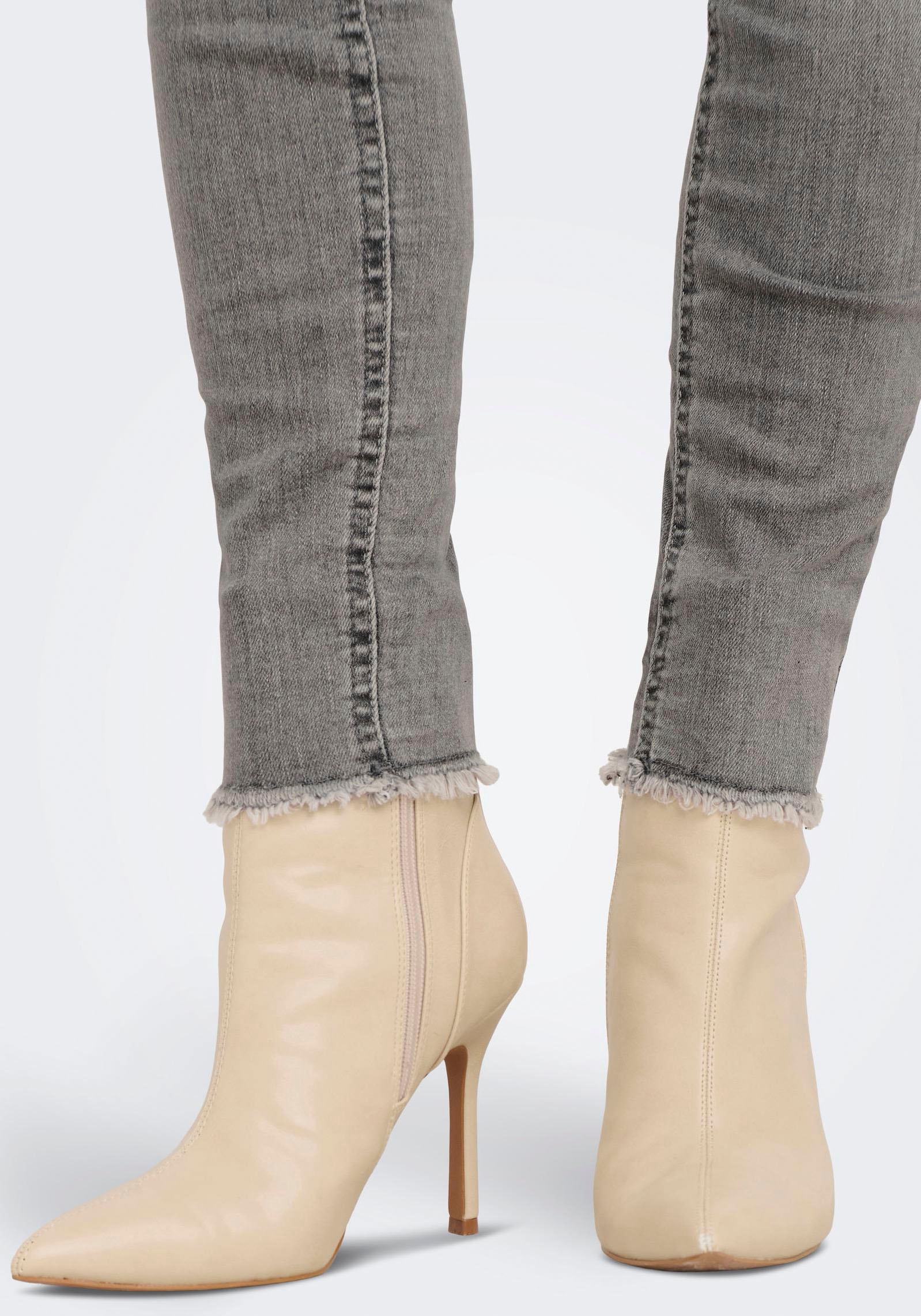 ONLY Skinny-fit-Jeans »ONLBLUSH MID SK AK RW DST DNM REA724NOOS«, mit Destroyed Effekt
