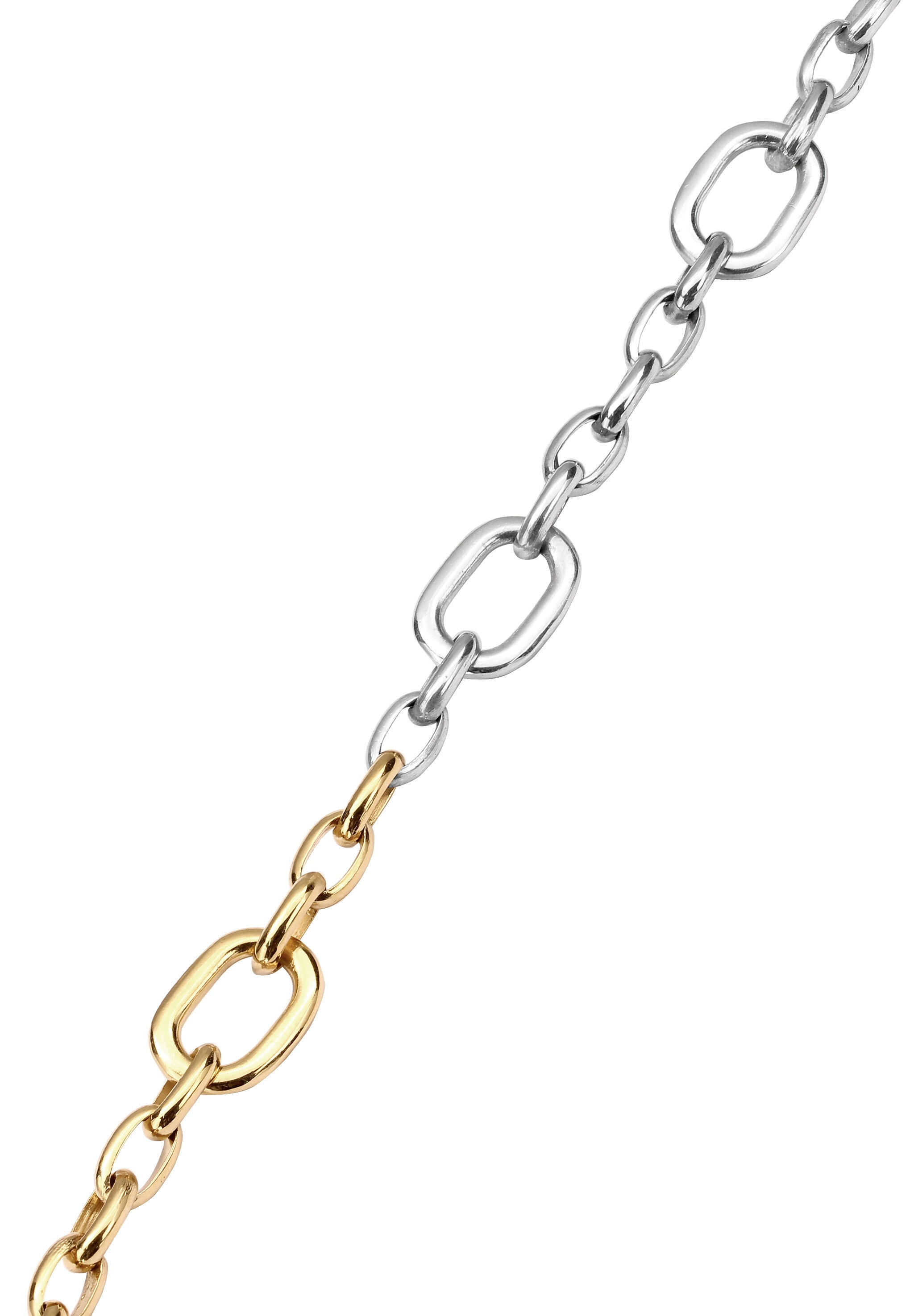 Elli Armkette »Armband Bicolor Glas Kristalle Weiß 925 Sterling Silber«