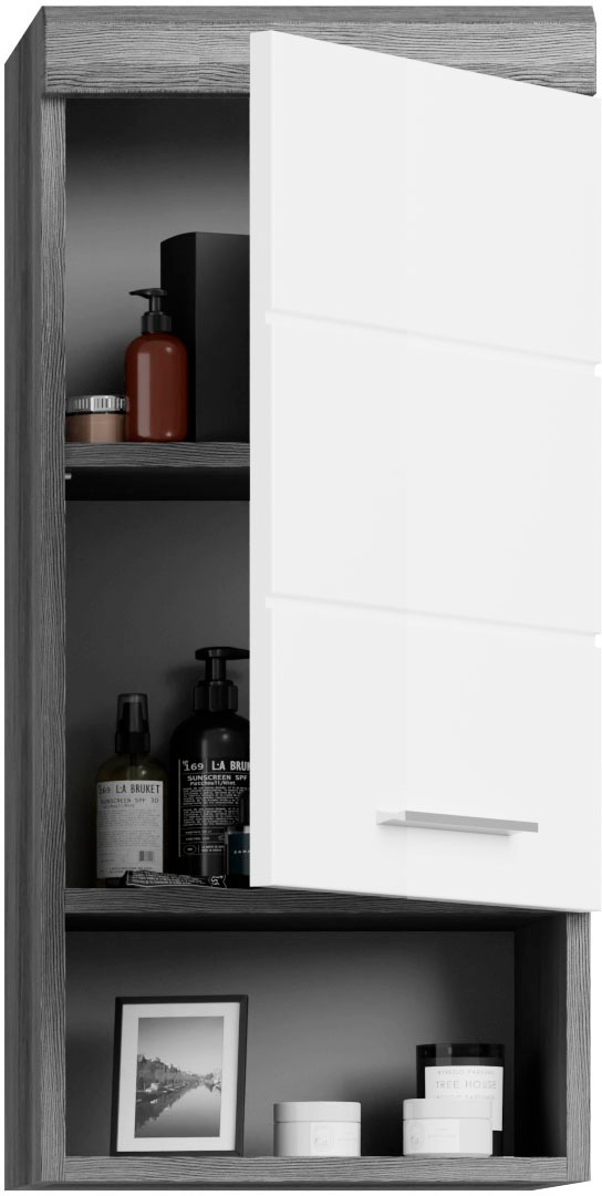 INOSIGN Badmöbel-Set »Siena, 4 teilig, bestehend aus:«, (Set, 3 St.), Waschbeckenunterschrank, Spiegel, Unterschrank, Hängeschrank