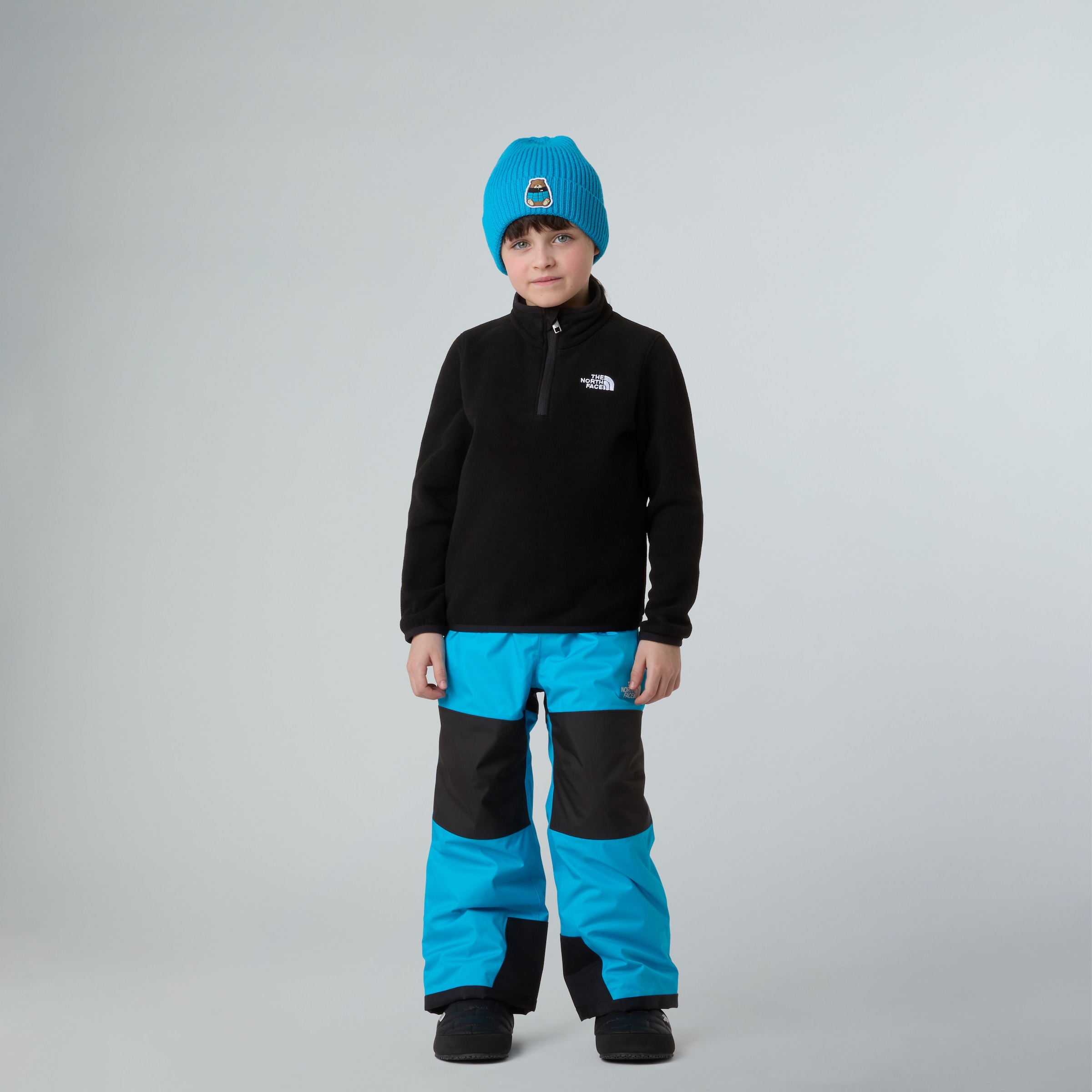 The North Face Strickfleece-Pullover aus Polyester, mit Stehkragen, mit Kinnschutz