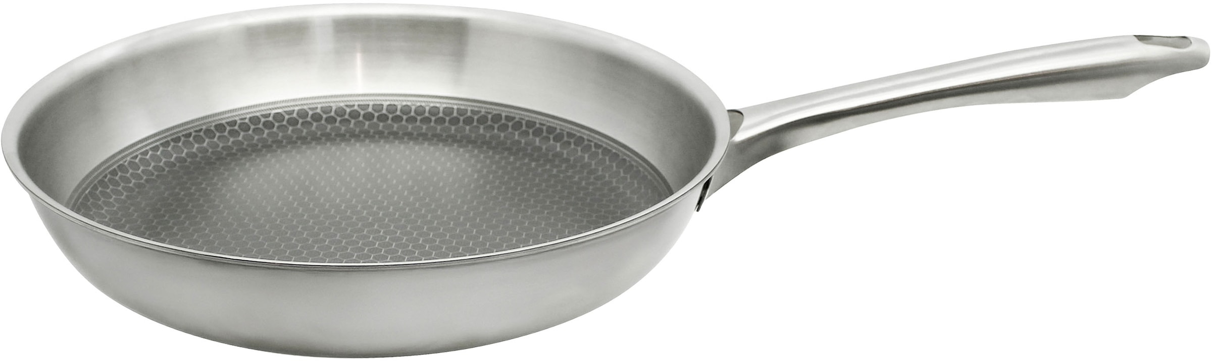 Elo Pfannen-Set »Bratpfanne Relief Passion, Set 2-teilig« Edelstahl 18/10 Set, 2 Stk. tlg. Edelstahl Mehrschicht