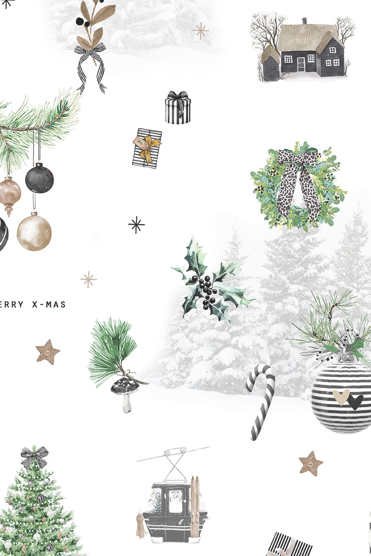APELT Bettwäsche »Max Flanell« 2 Stk. Winterwelt