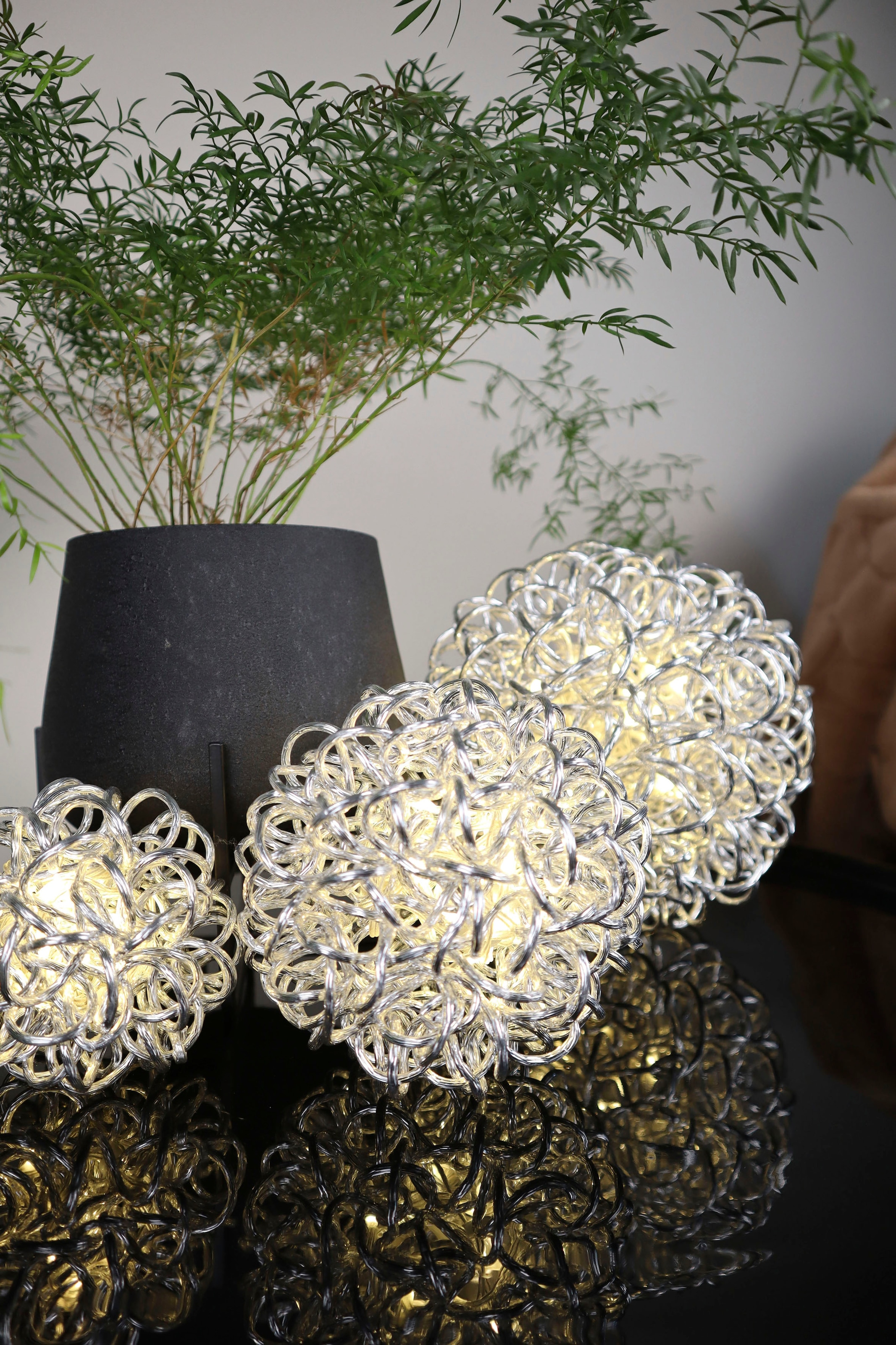 AM Design LED Dekolicht »Kugelleuchte, Weihnachtsdeko aussen, LED Kugel«, 10 flammig-flammig, Dekokugel, Weihnachtsbeleuchtung