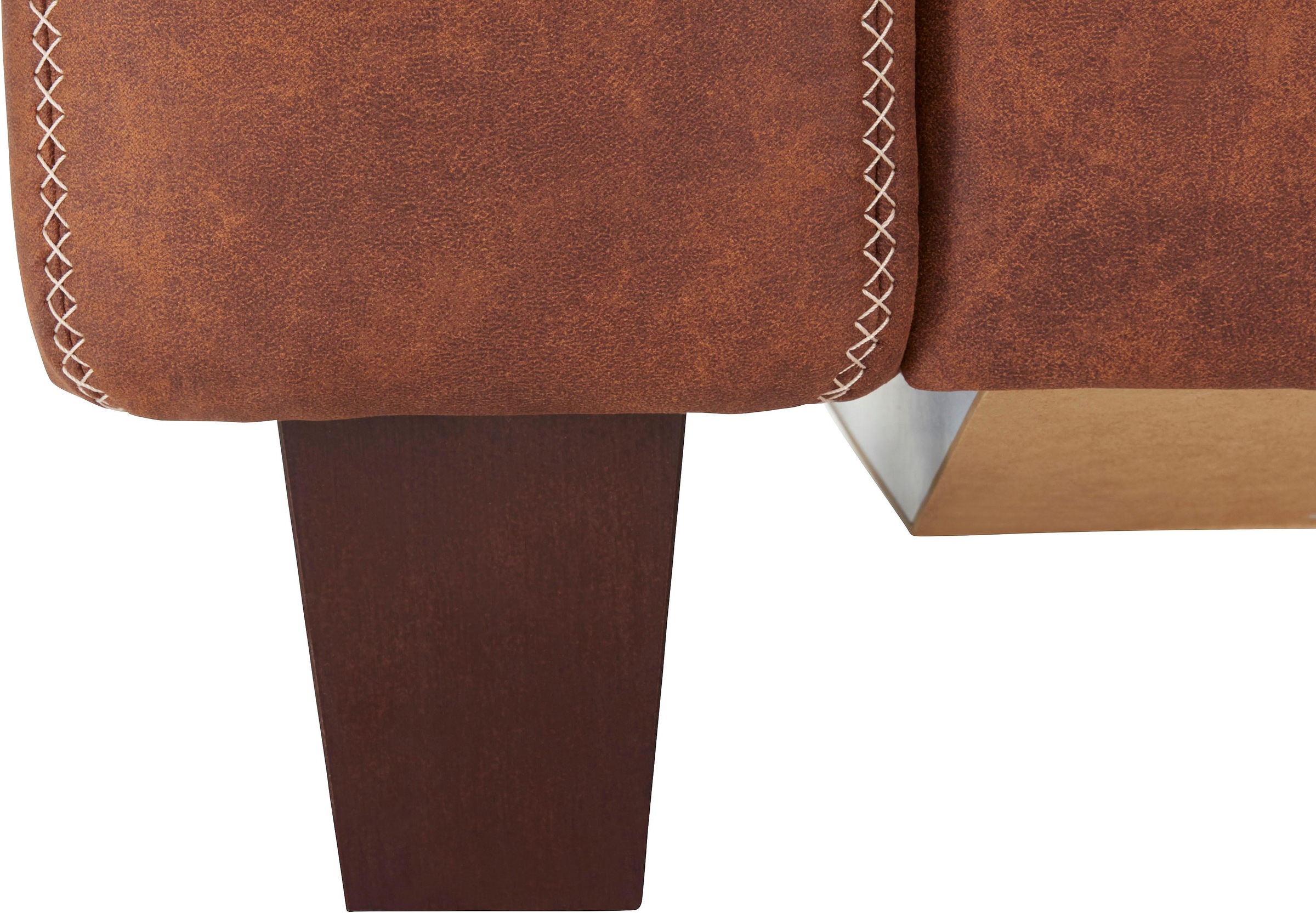 Places of Style Ecksofa »Varese«, wahlweise mit Bettfunktion und Vorziehfunktion