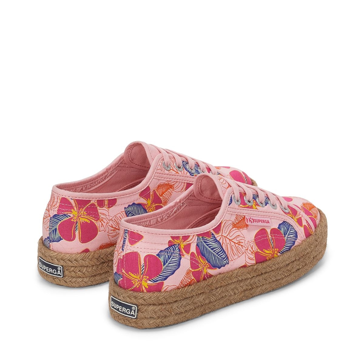 Superga Plateausneaker »2730 ROPE HIBISCUS FLOWER PRINT«