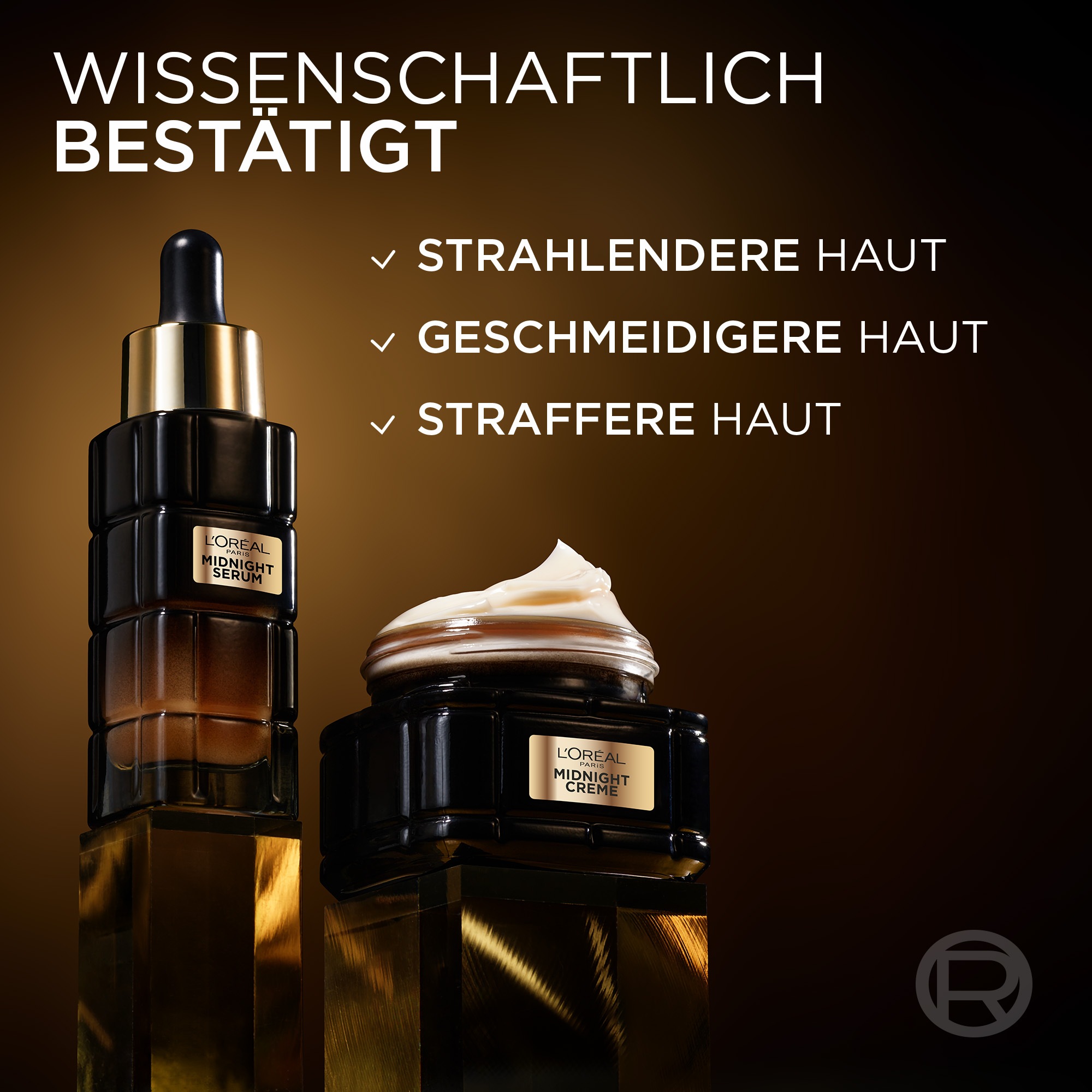 L'ORÉAL PARIS Gesichtsserum »AGE PERFECT ZELL-RENAISSANCE MIDNIGHT SERUM« stimmuliert die Zell-Erneuerung, mildert Falten
