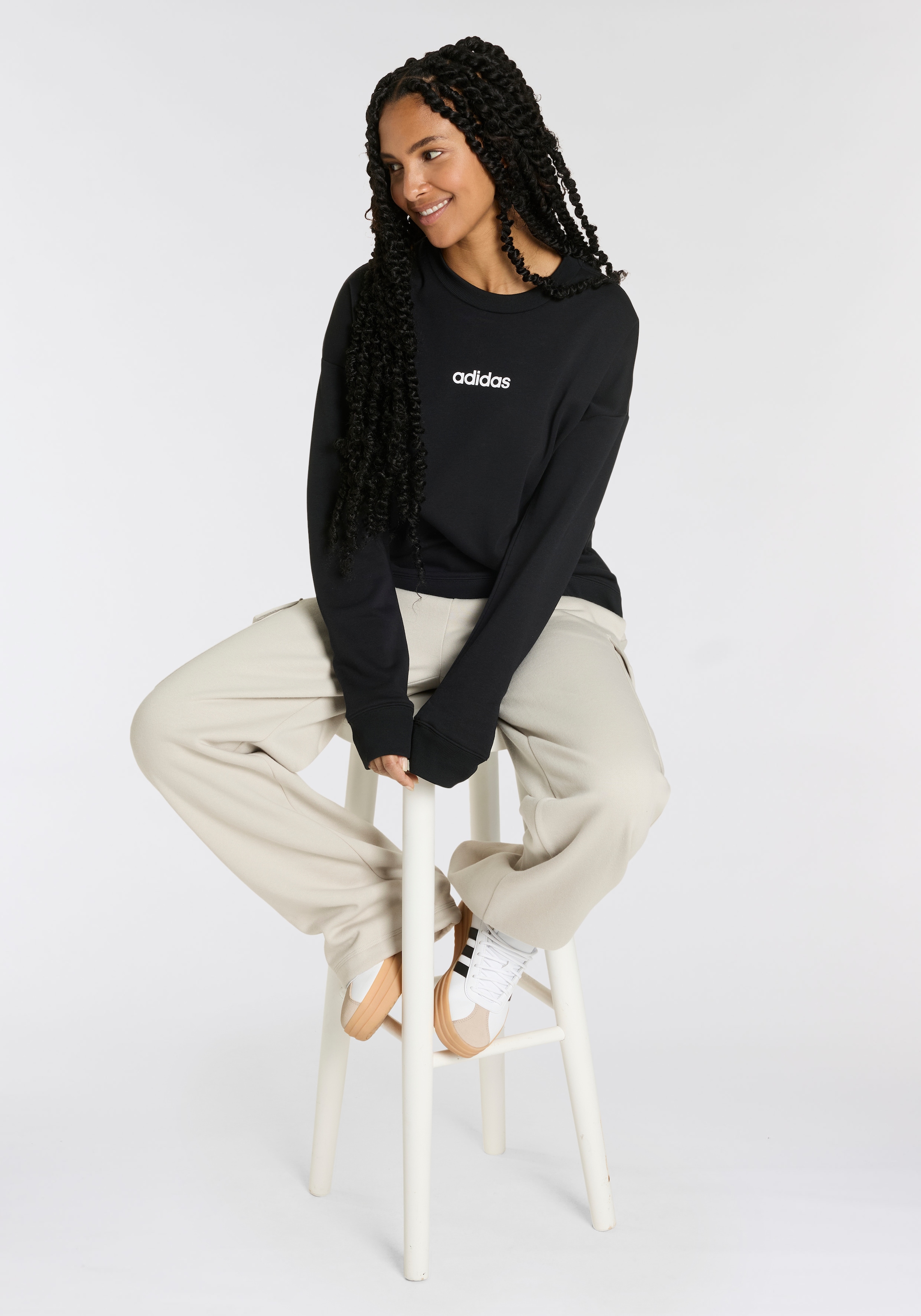 adidas Sportswear Sweatshirt »W LIN FT SWT«