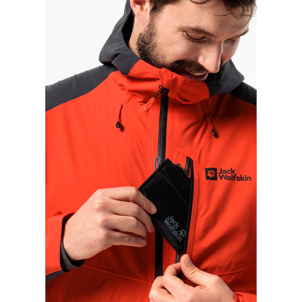 Jack Wolfskin Funktionsjacke »EAGLE PEAK 2L JKT M«, mit Kapuze