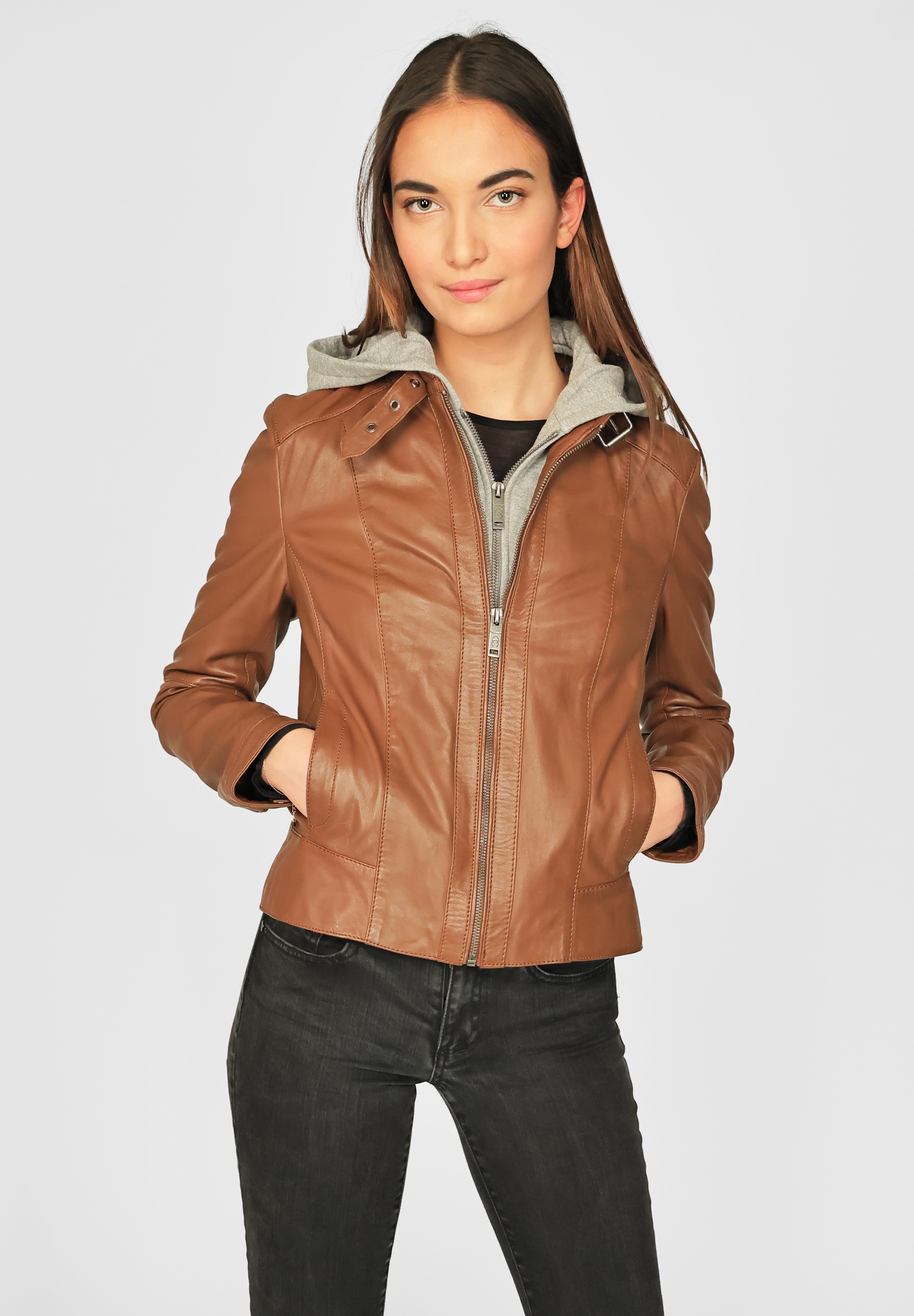 JCC Bikerjacke »Lederjacke 31021120«