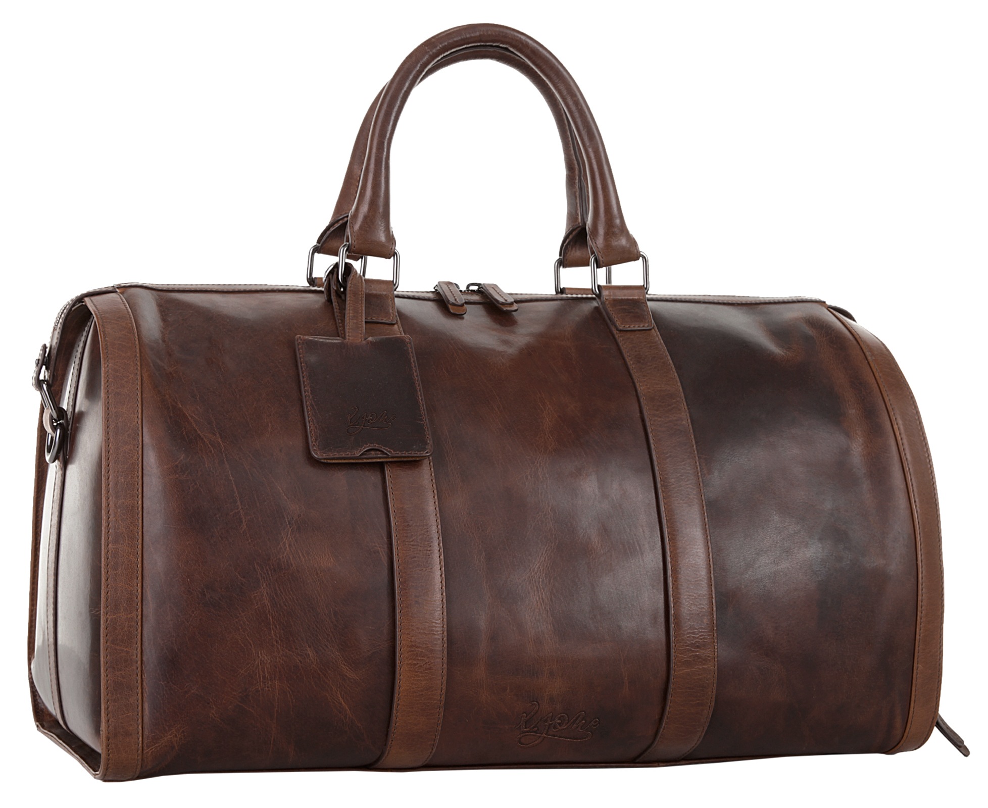 X-Zone Reisetasche, echt Leder