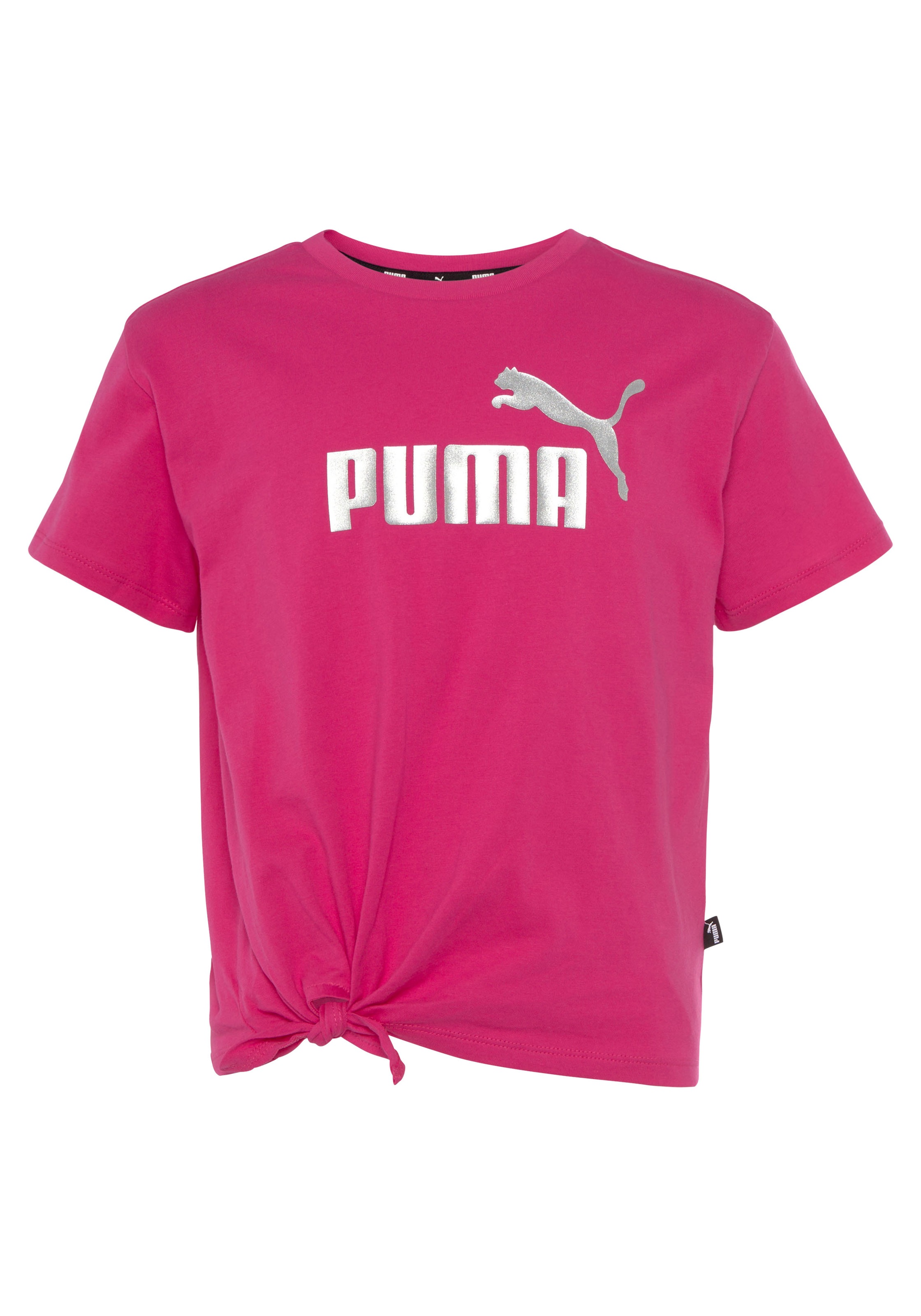 PUMA T-Shirt »ESS+ Logo Knotted ♕ Kinder« Tee bei - für