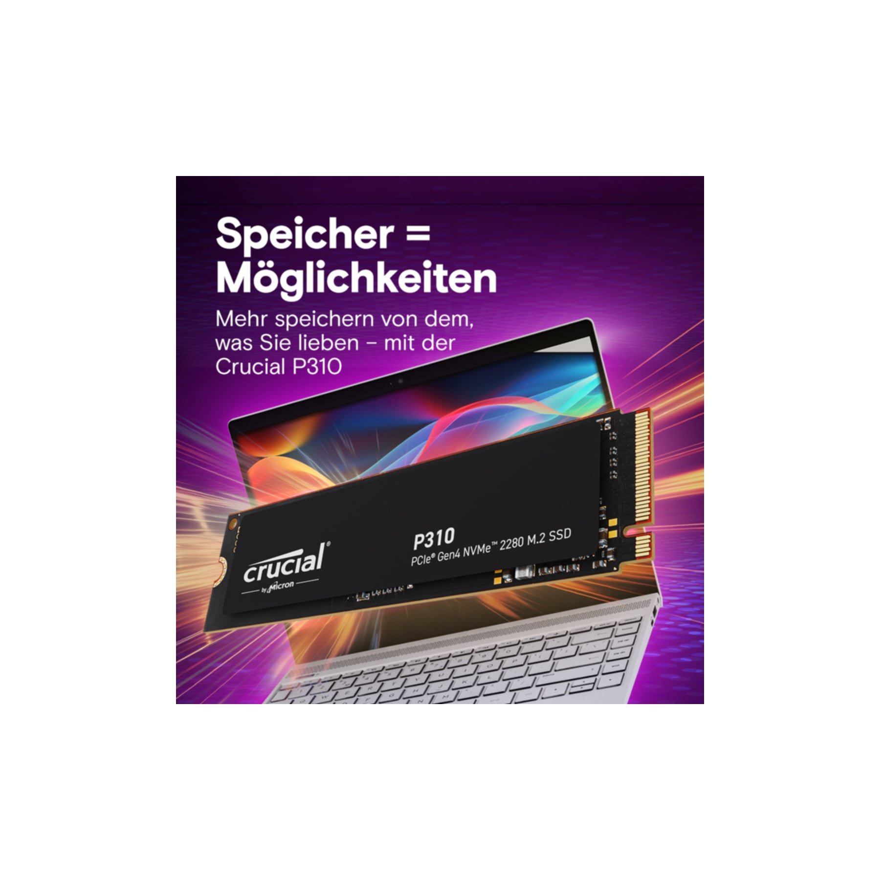 Crucial interne SSD »P310«