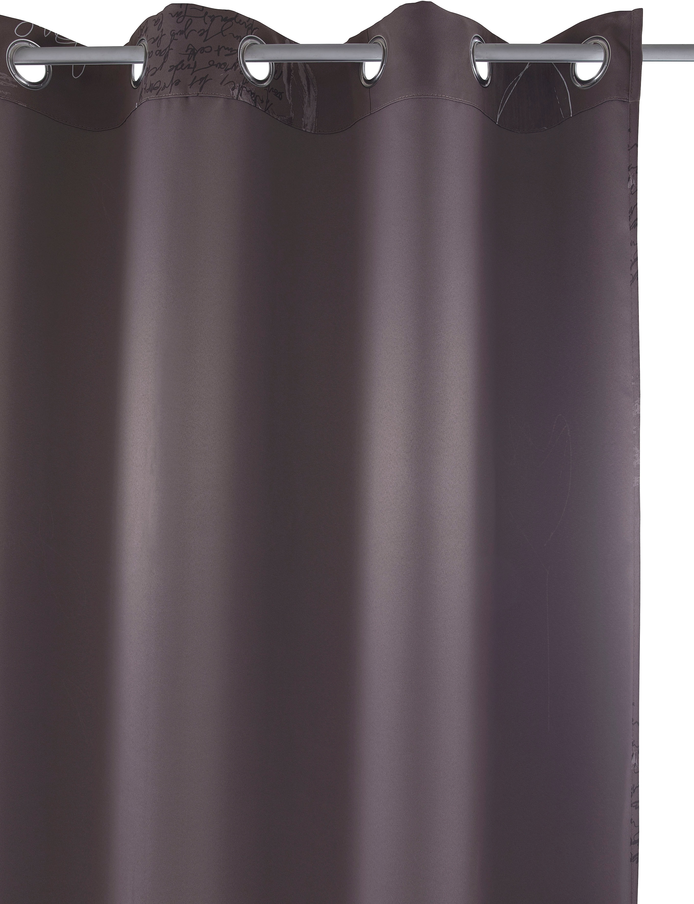 my home Vorhang »AMSTERDAM« Ösen 1 Stk. tlg. blickdicht, bedruckt, 135x235 cm,