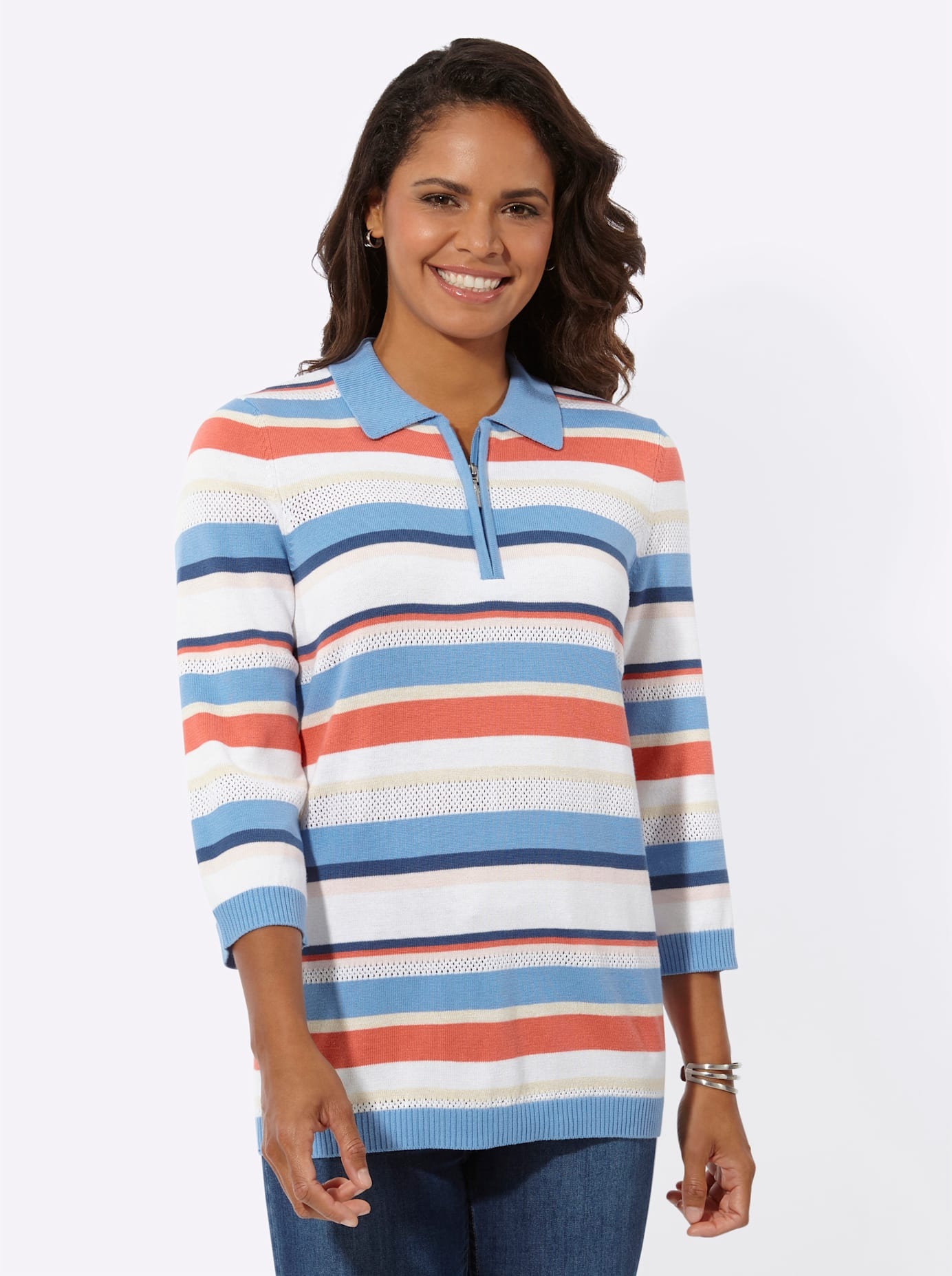 Casual Looks Polokragenpullover »Pullover«