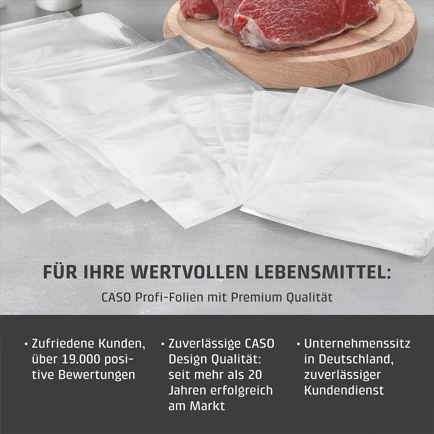 Caso Vakuumierbeutel »1220« 50 Stück