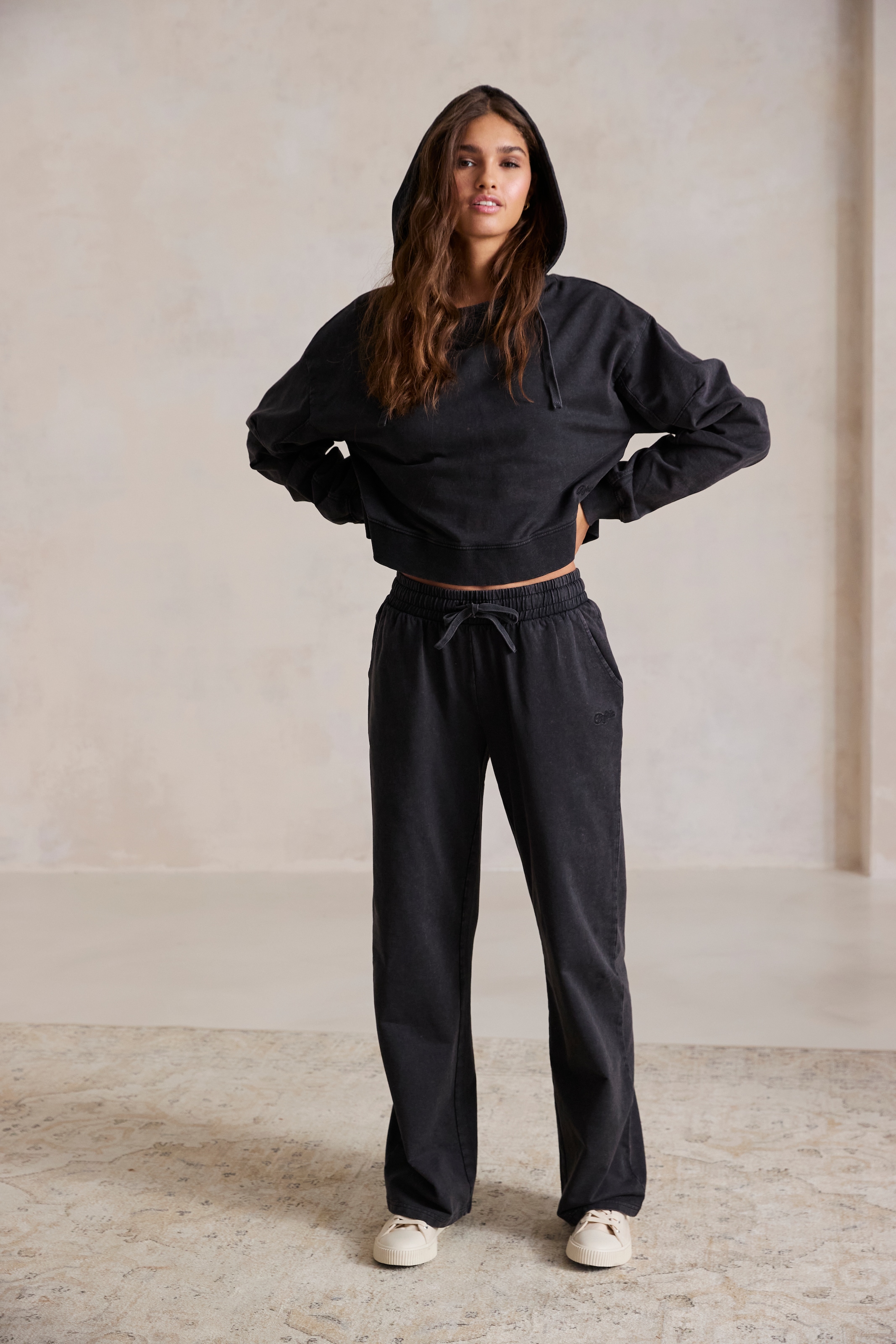 Buffalo Sweathose, Loungehose im Used-Look, Loungewear