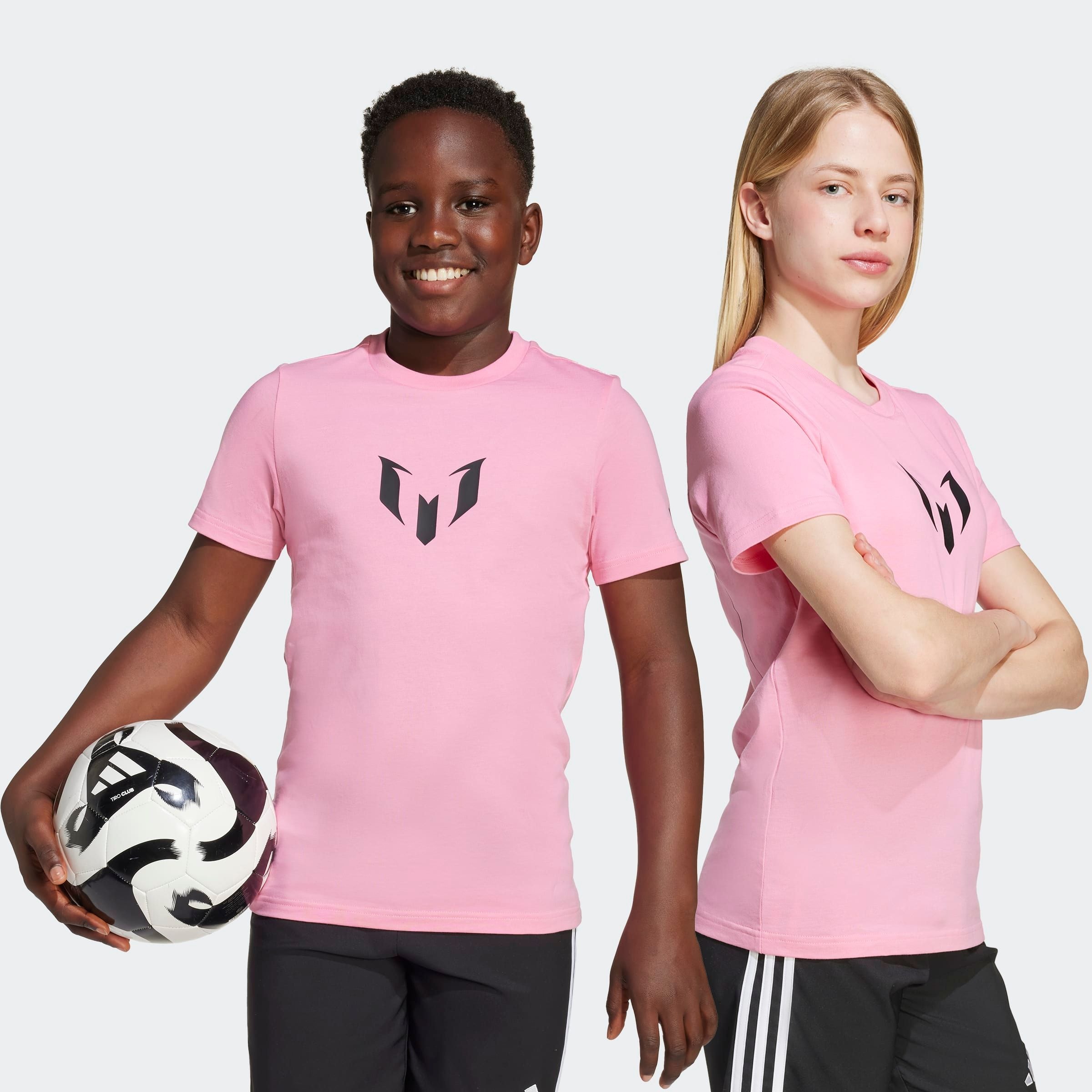 adidas Performance Trainingsshirt "MIT GRAFIK FÜR KINDER MIT MESSI-NAMESZUG UND SPIELERUMMER" sportlicher Stil, mit Name und Nummer auf dem Rücken, aus Baumwolle