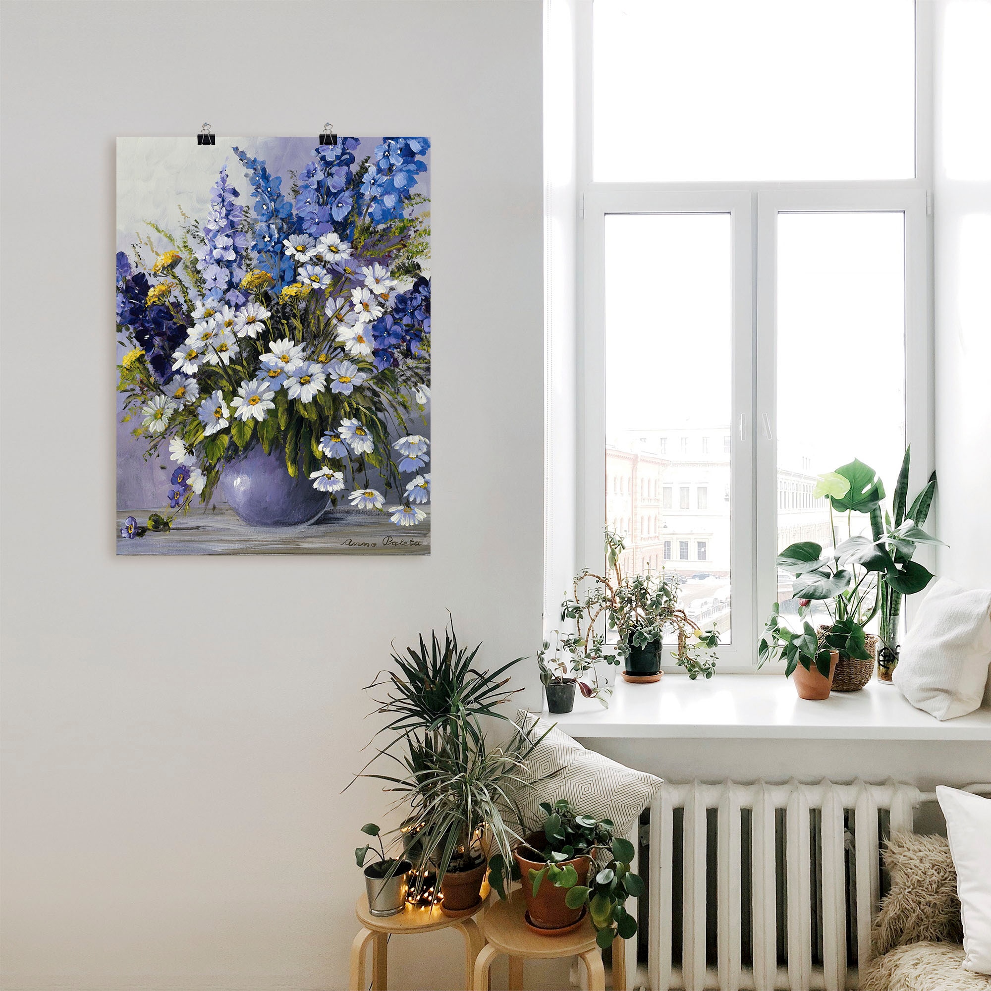 Artland Wandbild »Rittersporn« Blumen 1 Stk. tlg. als Leinwandbild, Poster in verschied. Größen