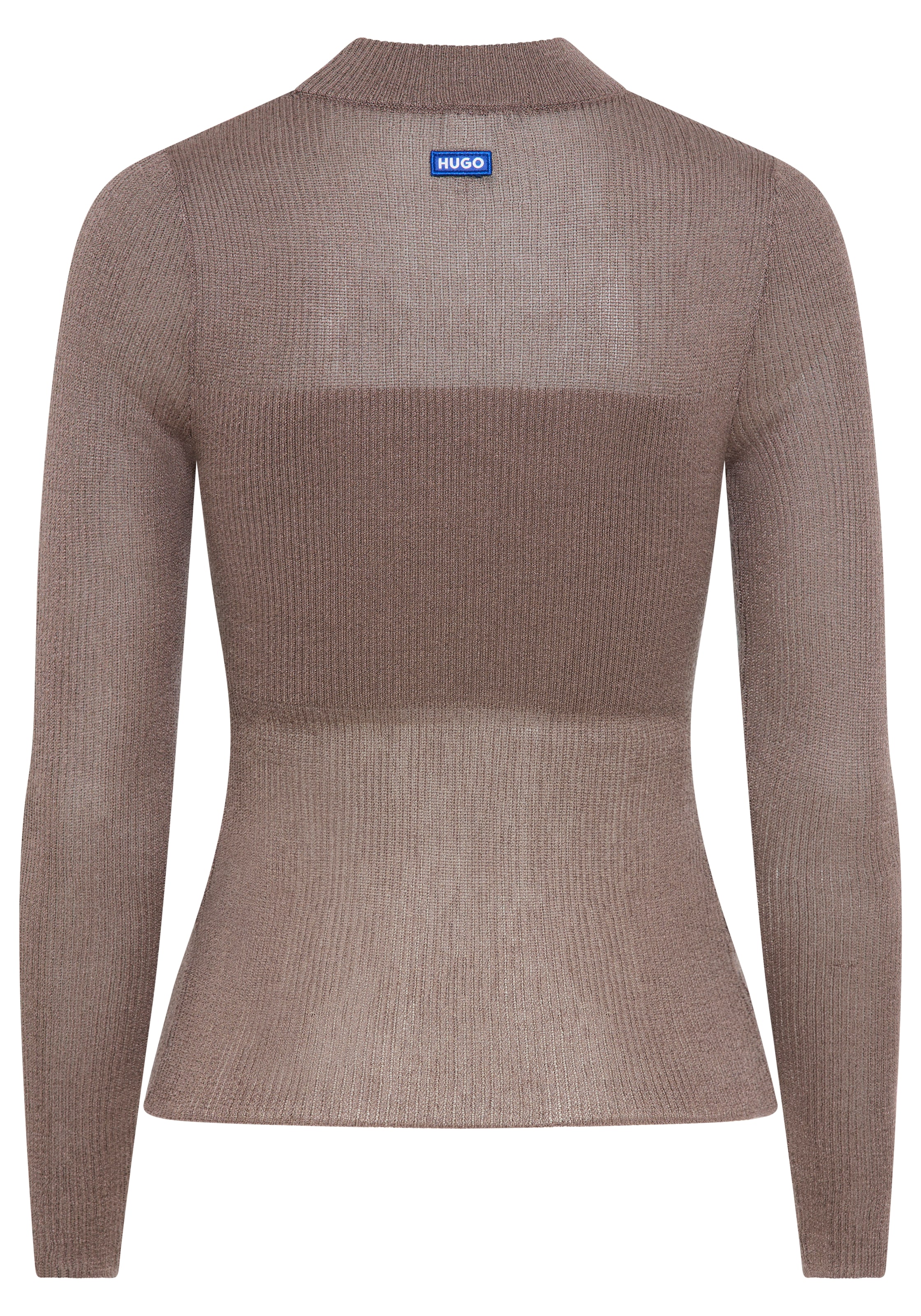 HUGO Blue Stehkragenpullover »Slumy«, mit Bandeau-Effekt, Slim Fit