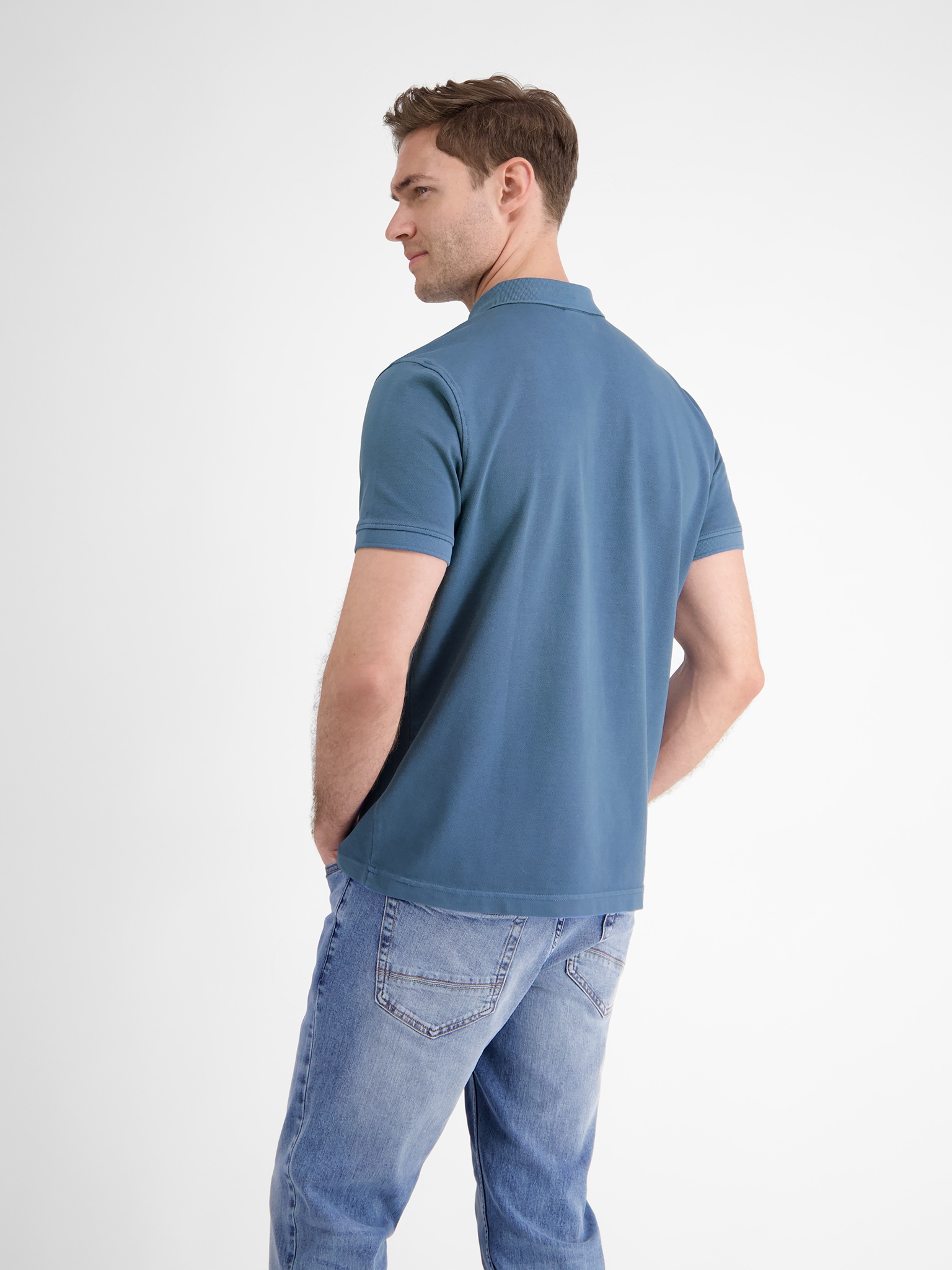 LERROS Poloshirt, mit Logo Stickerei